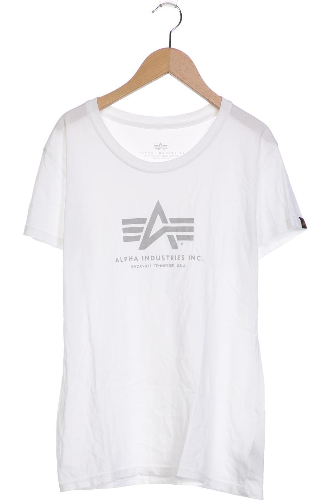 

Alpha industries Herren T-Shirt, weiß, Gr. 52