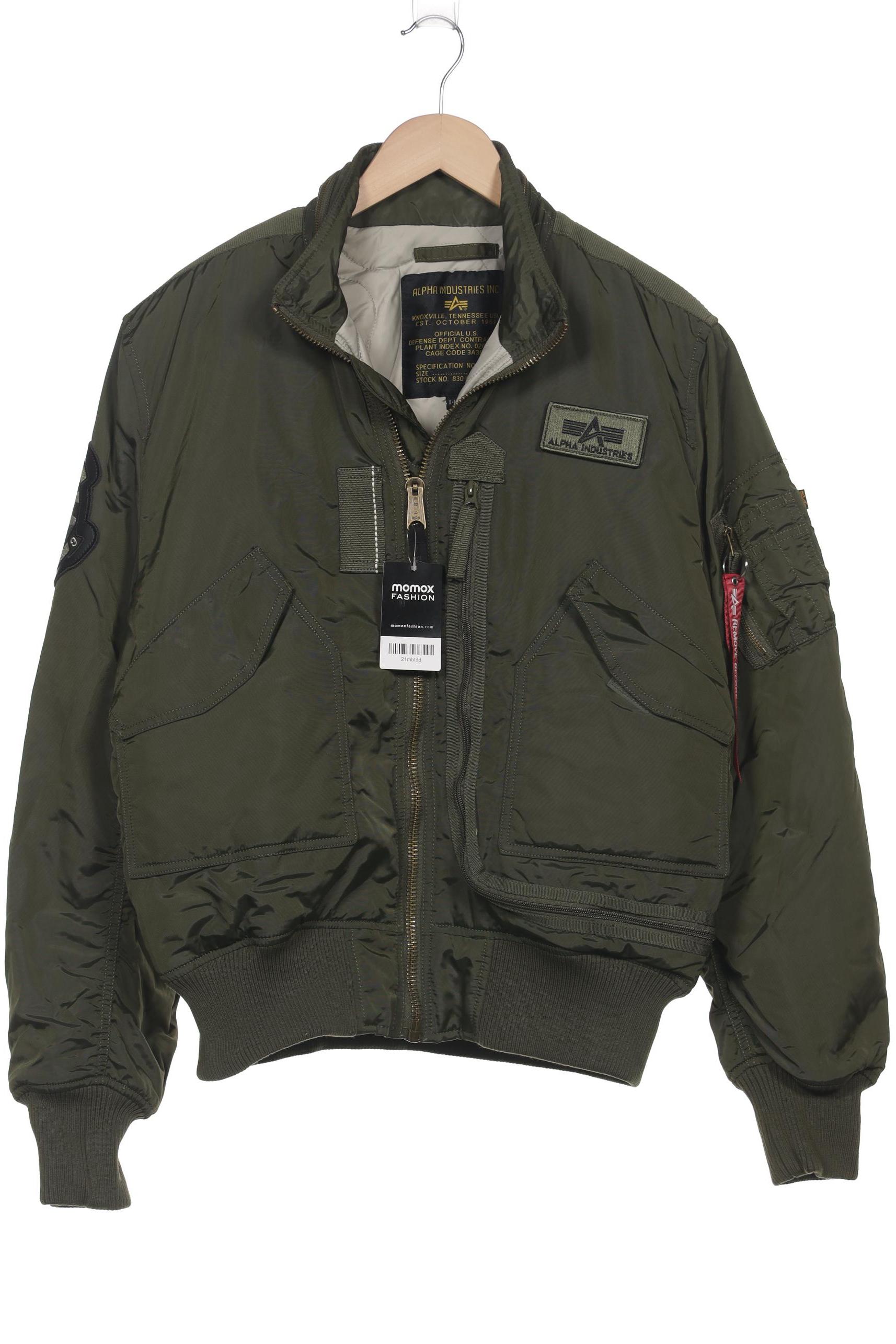 

Alpha industries Herren Jacke, grün, Gr. 54