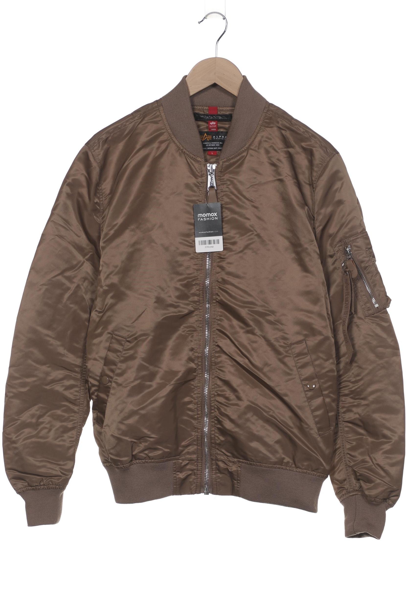 

Alpha industries Herren Jacke, braun, Gr. 52