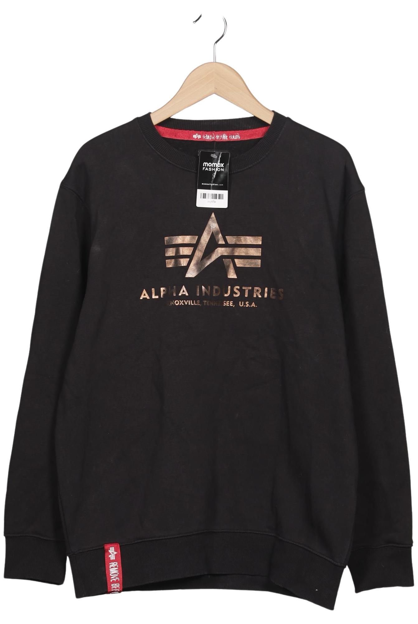 

Alpha industries Herren Sweatshirt, schwarz, Gr. 54