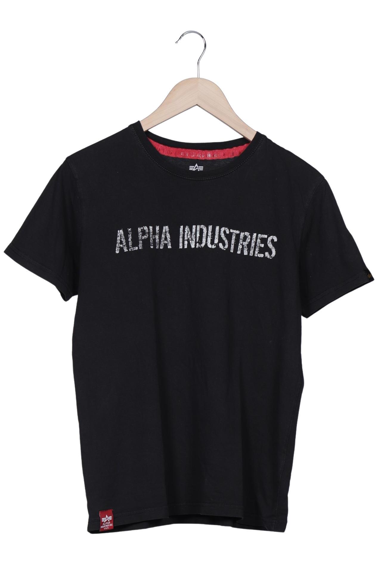 

Alpha industries Herren T-Shirt, schwarz, Gr. 48