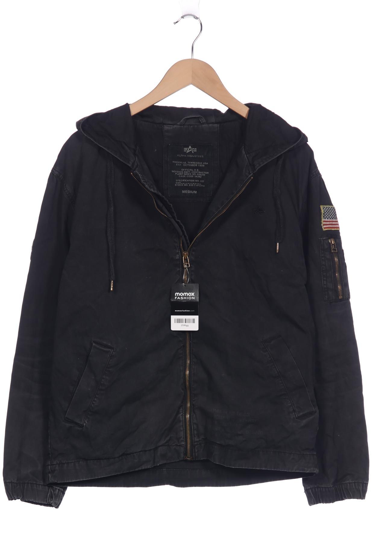 

Alpha industries Herren Jacke, schwarz, Gr. 48