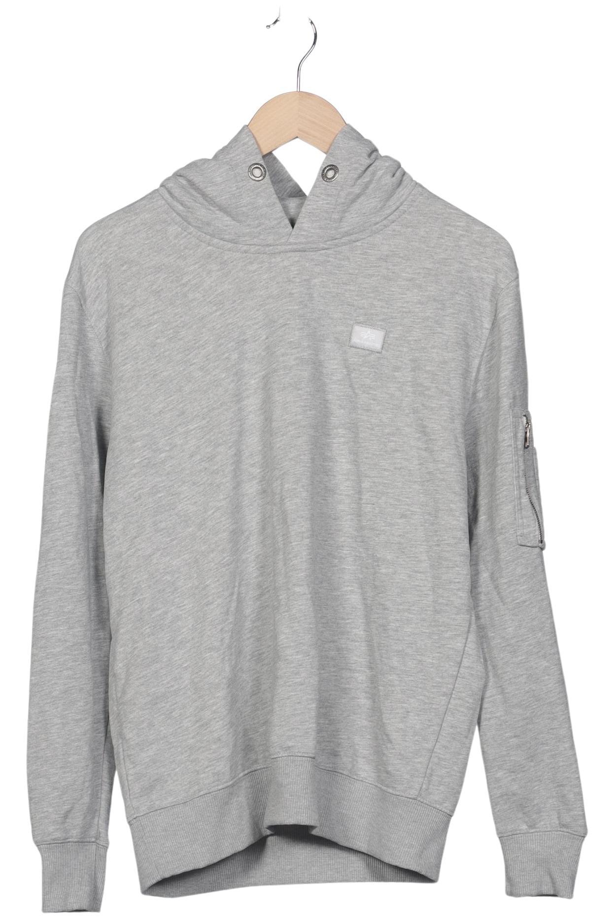

Alpha industries Herren Kapuzenpullover, grau, Gr. 48