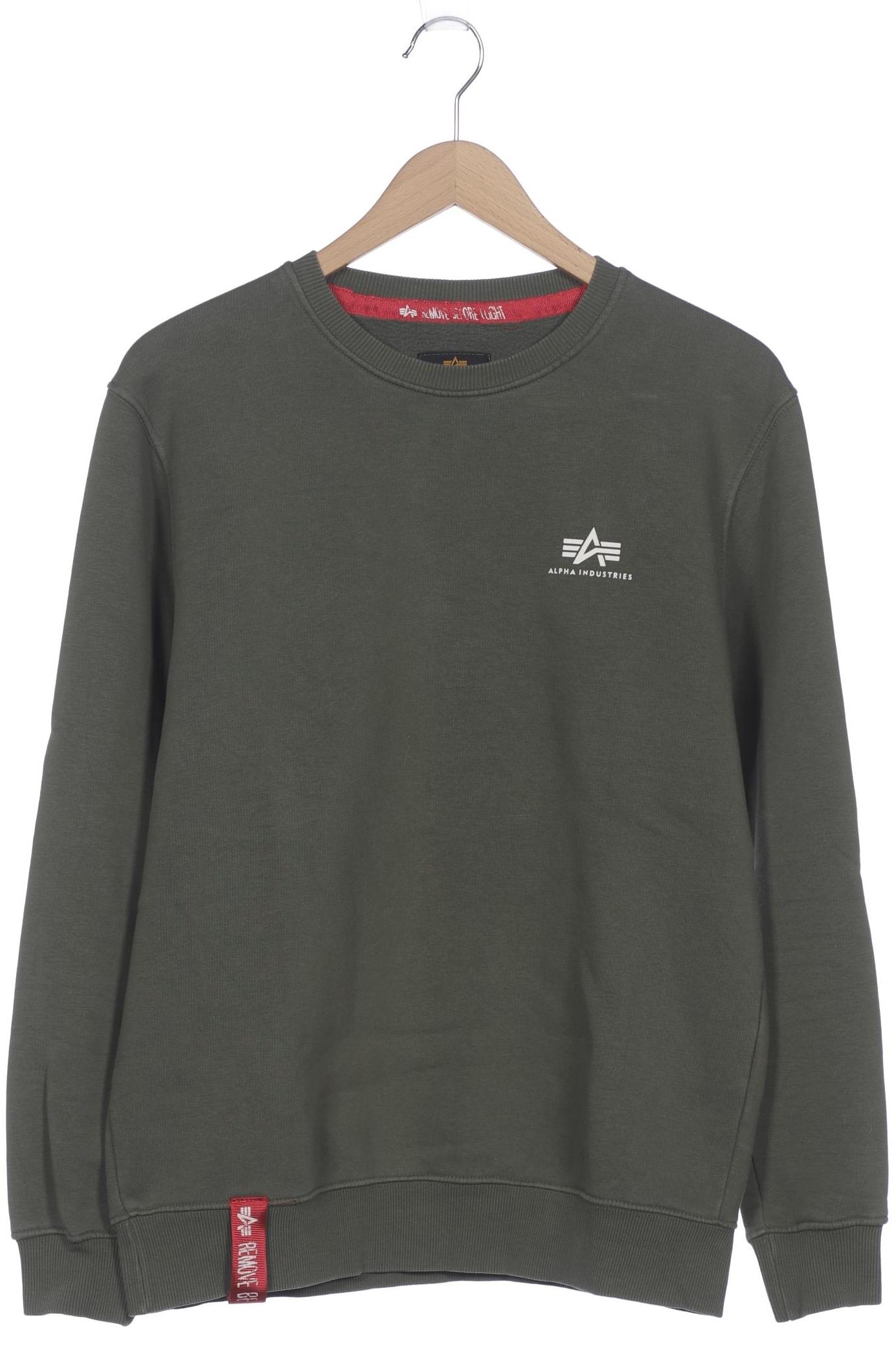 

Alpha industries Herren Sweatshirt, grün, Gr. 48