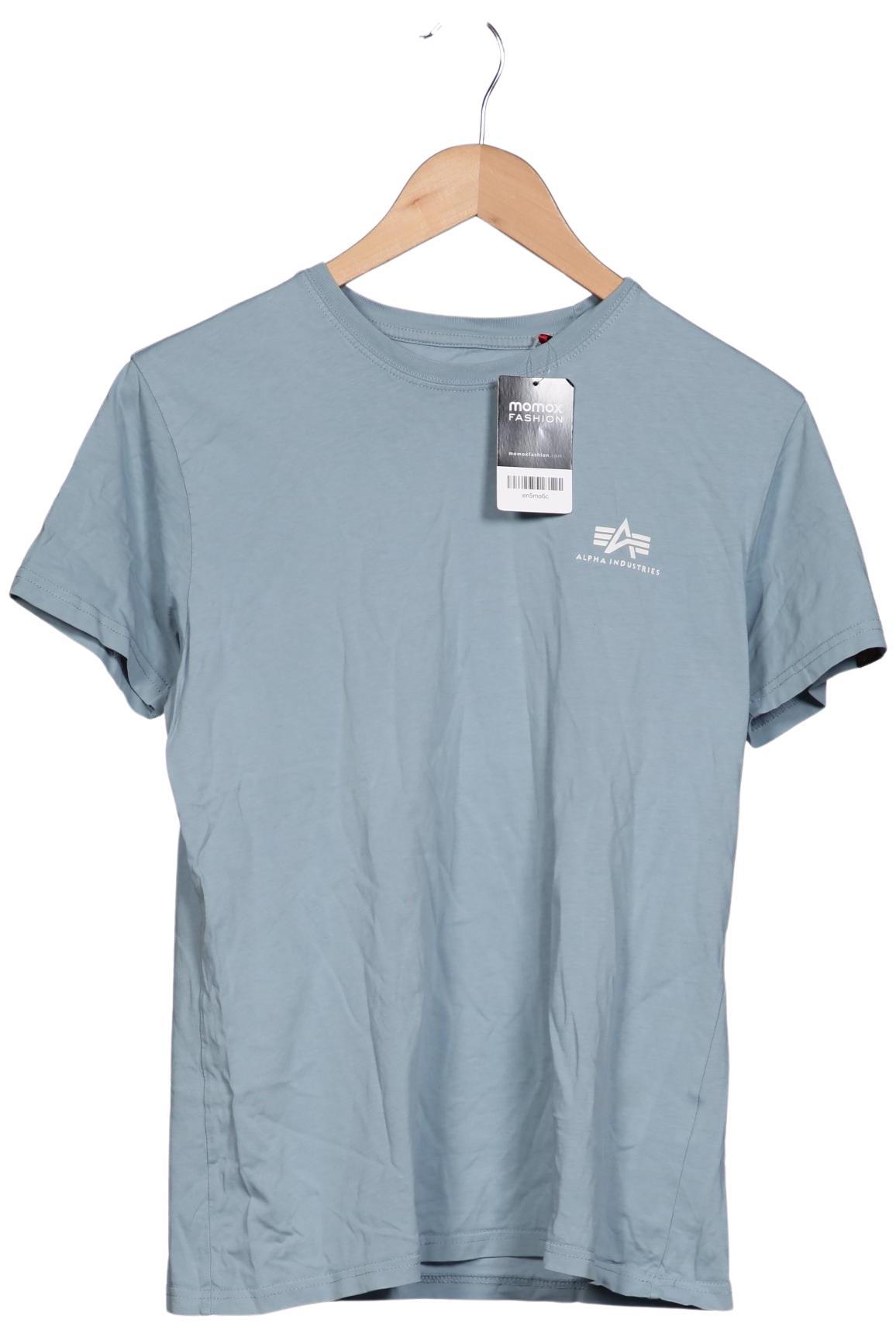 

Alpha industries Herren T-Shirt, blau, Gr. 48