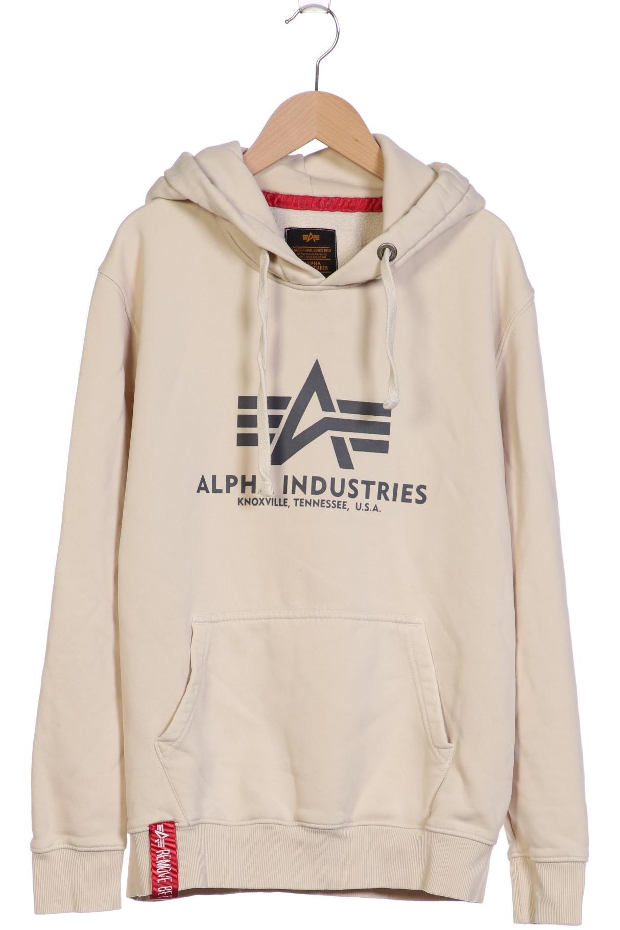 

Alpha industries Herren Kapuzenpullover, beige, Gr. 48