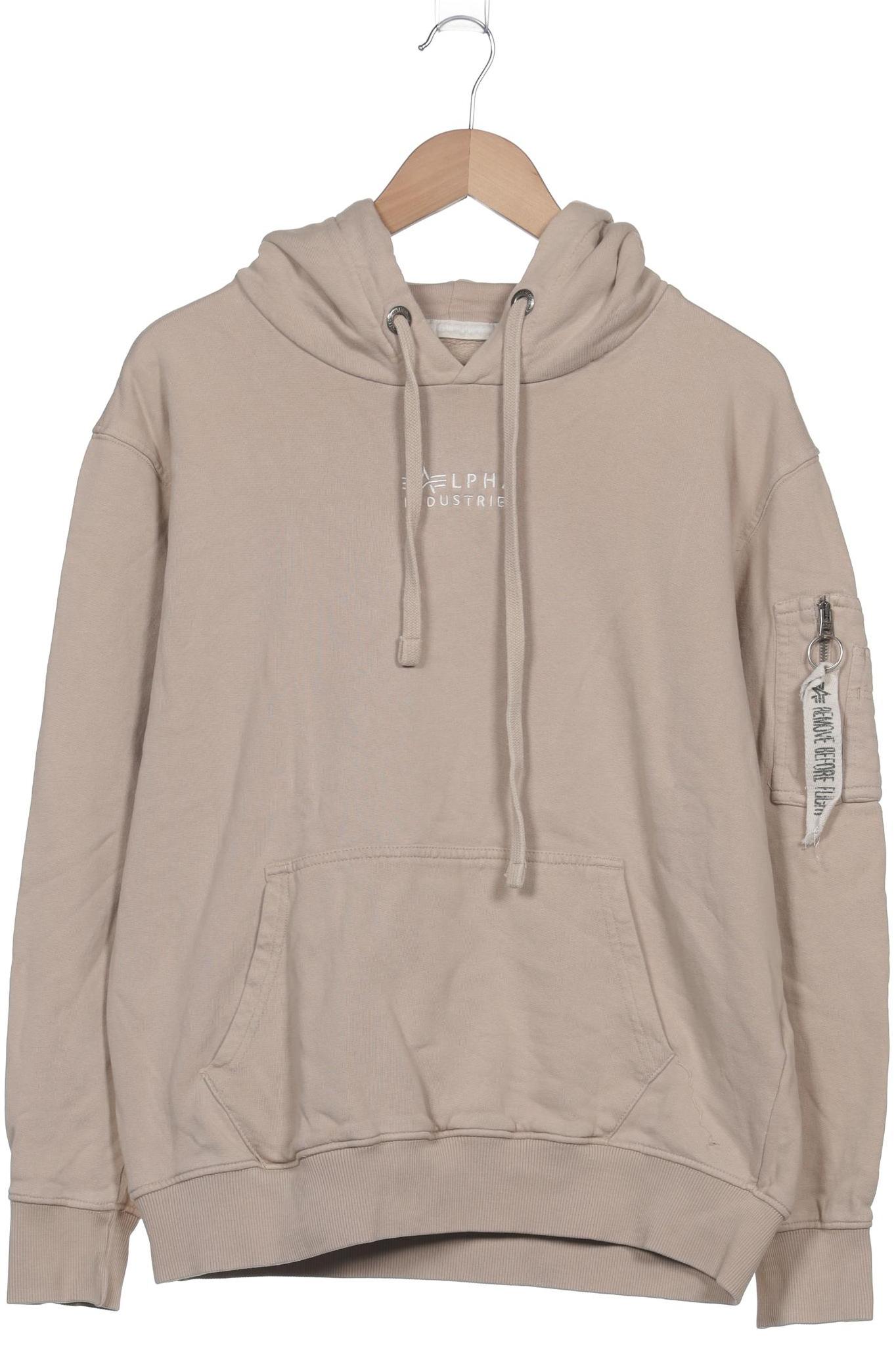 

Alpha industries Herren Kapuzenpullover, beige, Gr. 52