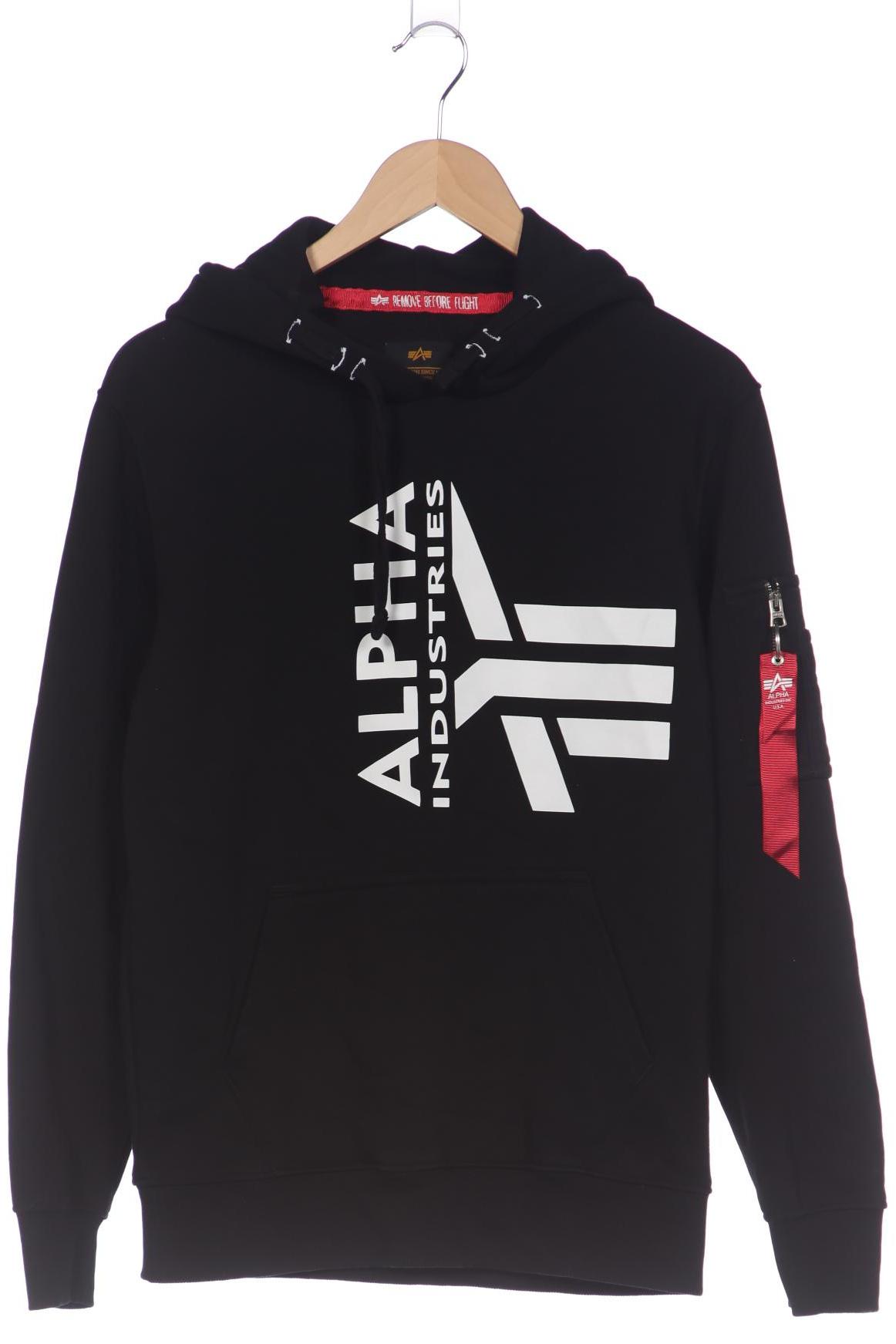 

Alpha industries Herren Kapuzenpullover, schwarz, Gr. 48