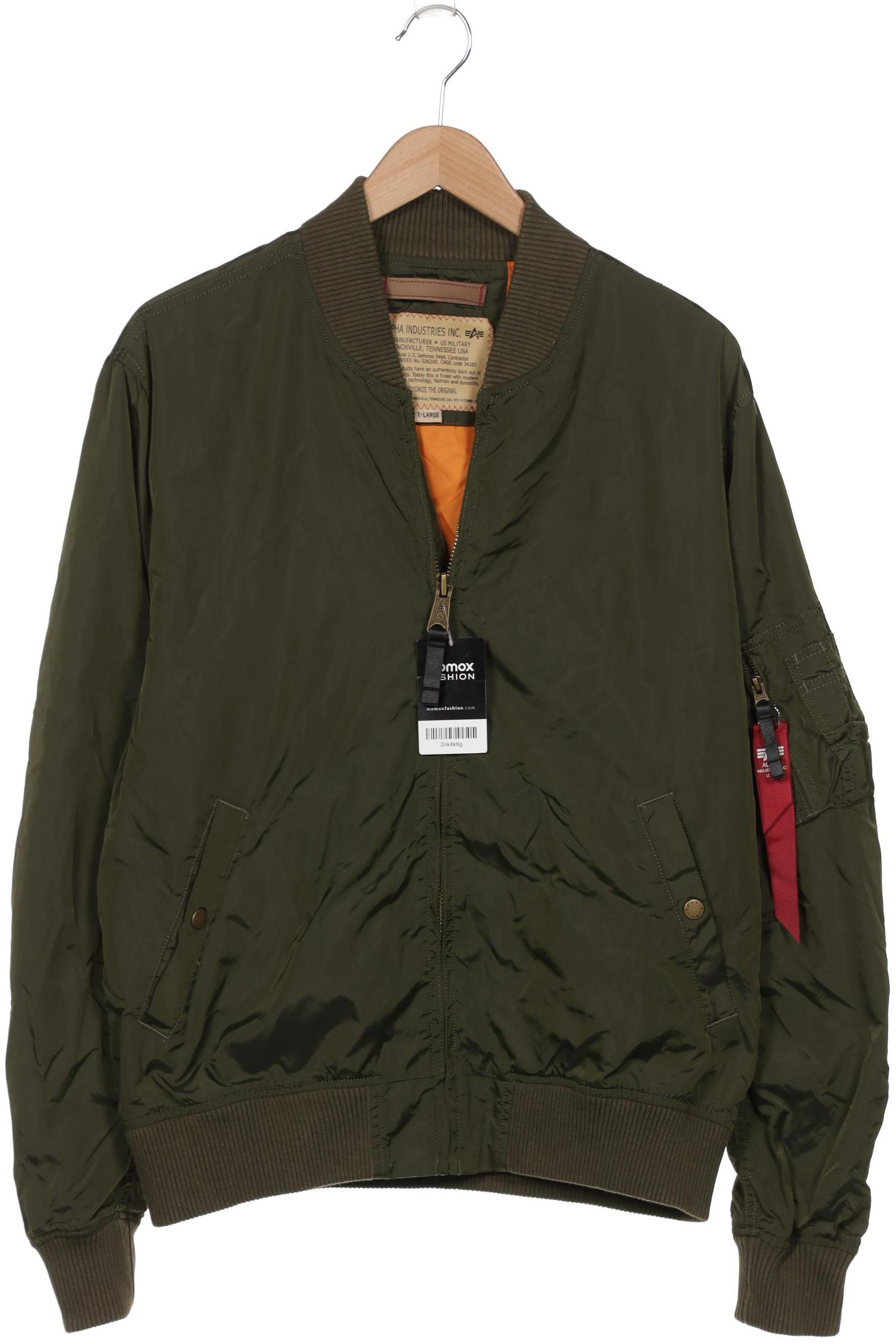 

Alpha industries Herren Jacke, grün, Gr. 54