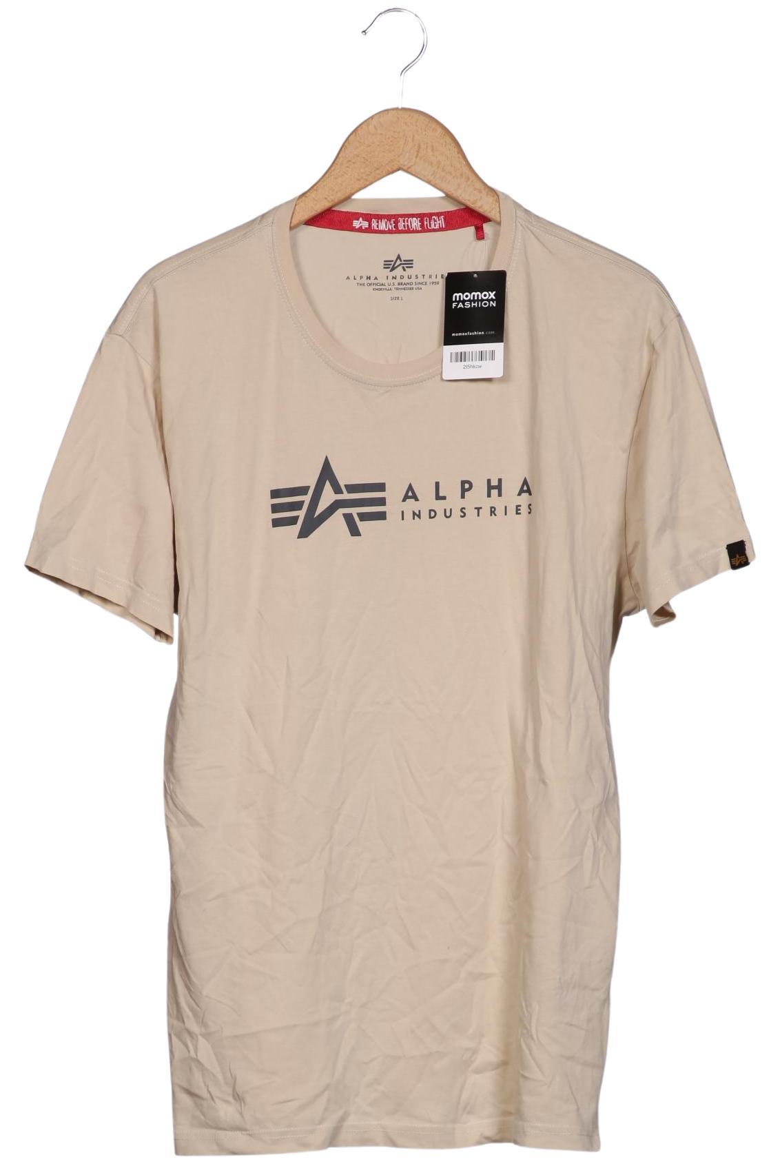 

Alpha industries Herren T-Shirt, beige, Gr. 52