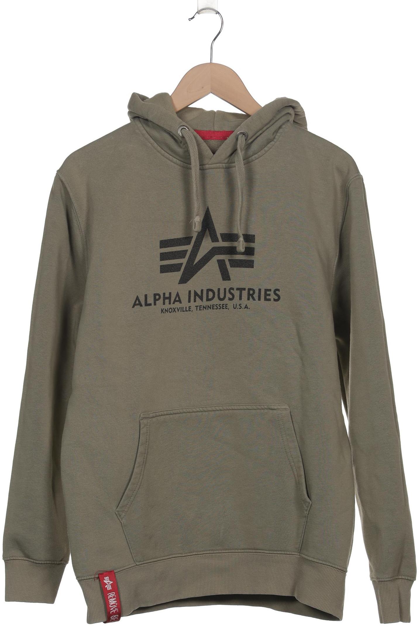 

Alpha industries Herren Kapuzenpullover, grün, Gr. 52