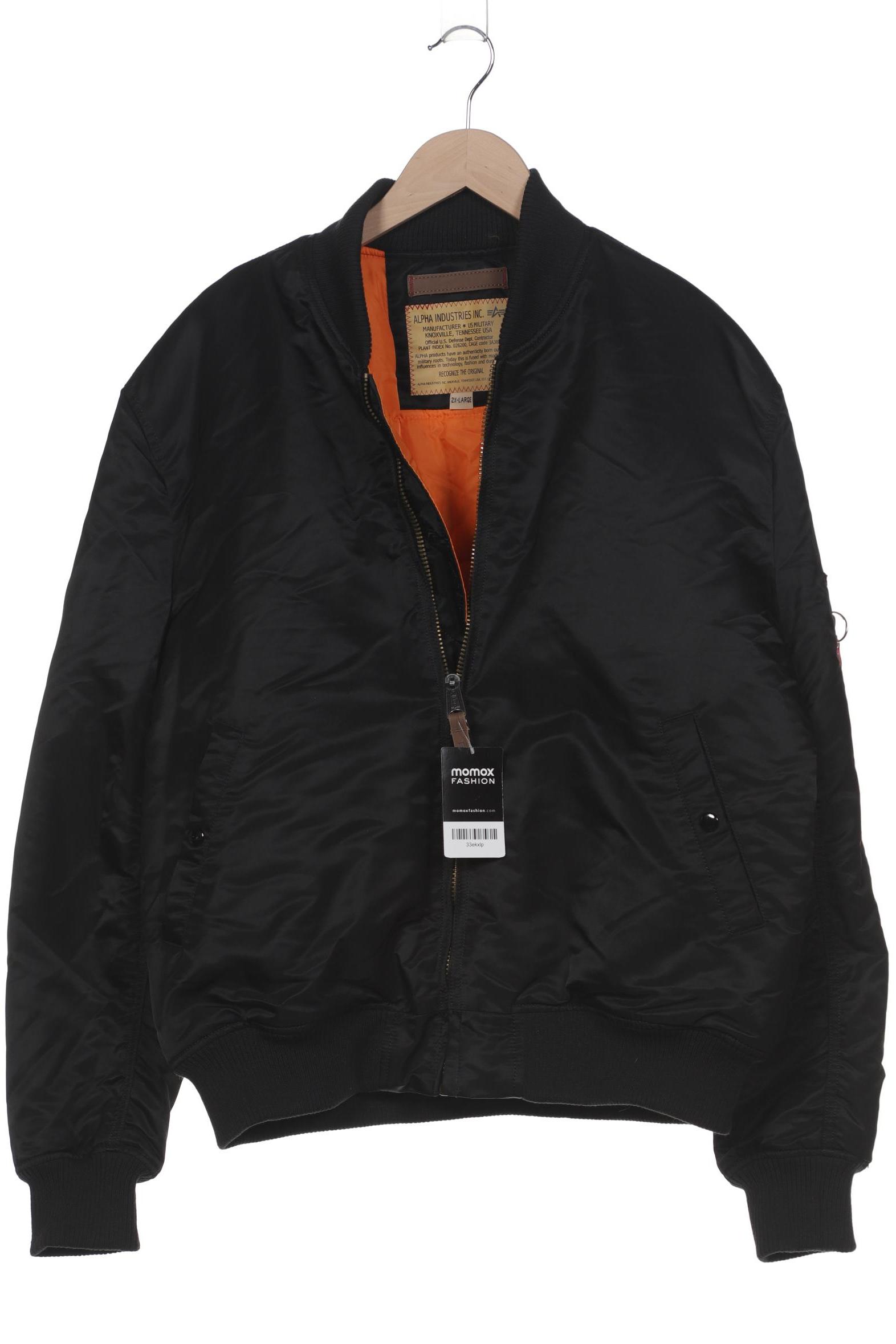 

Alpha industries Herren Jacke, schwarz, Gr. 56