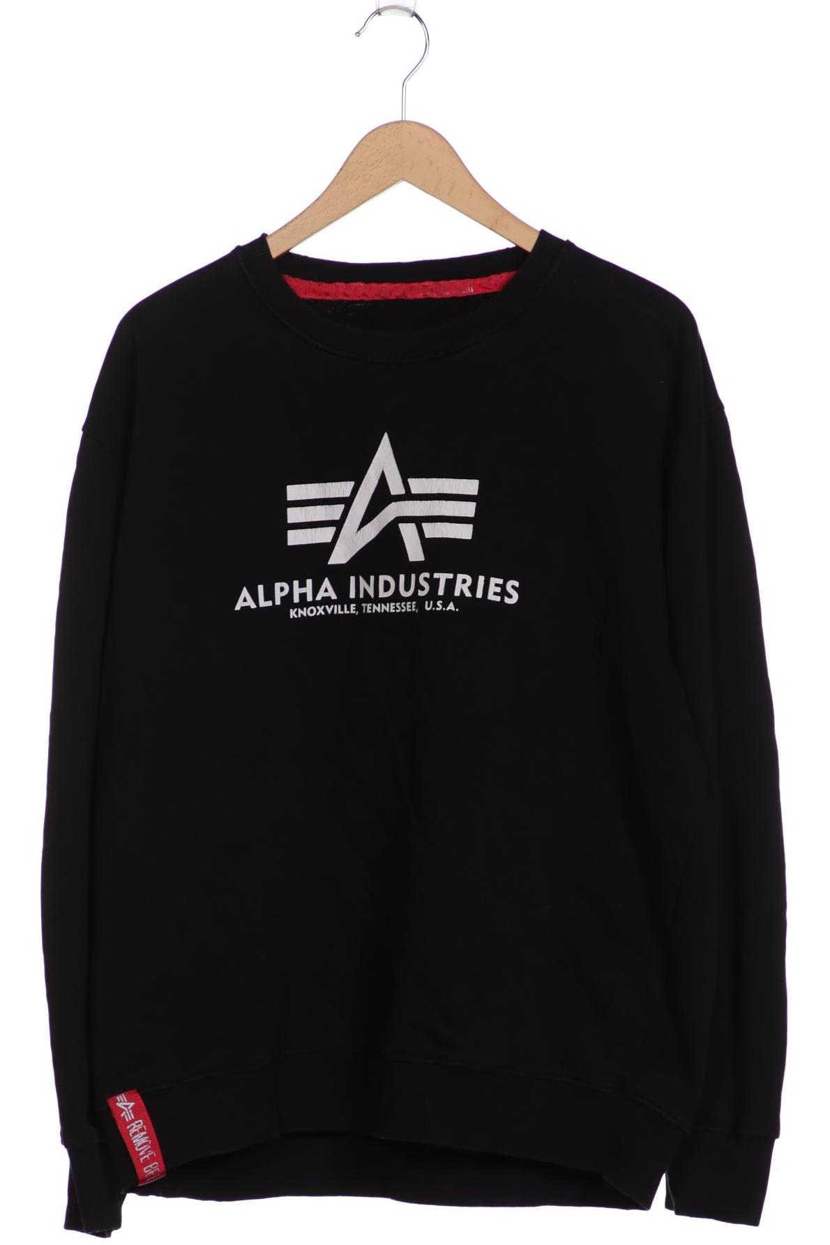 

Alpha industries Herren Sweatshirt, schwarz, Gr. 56
