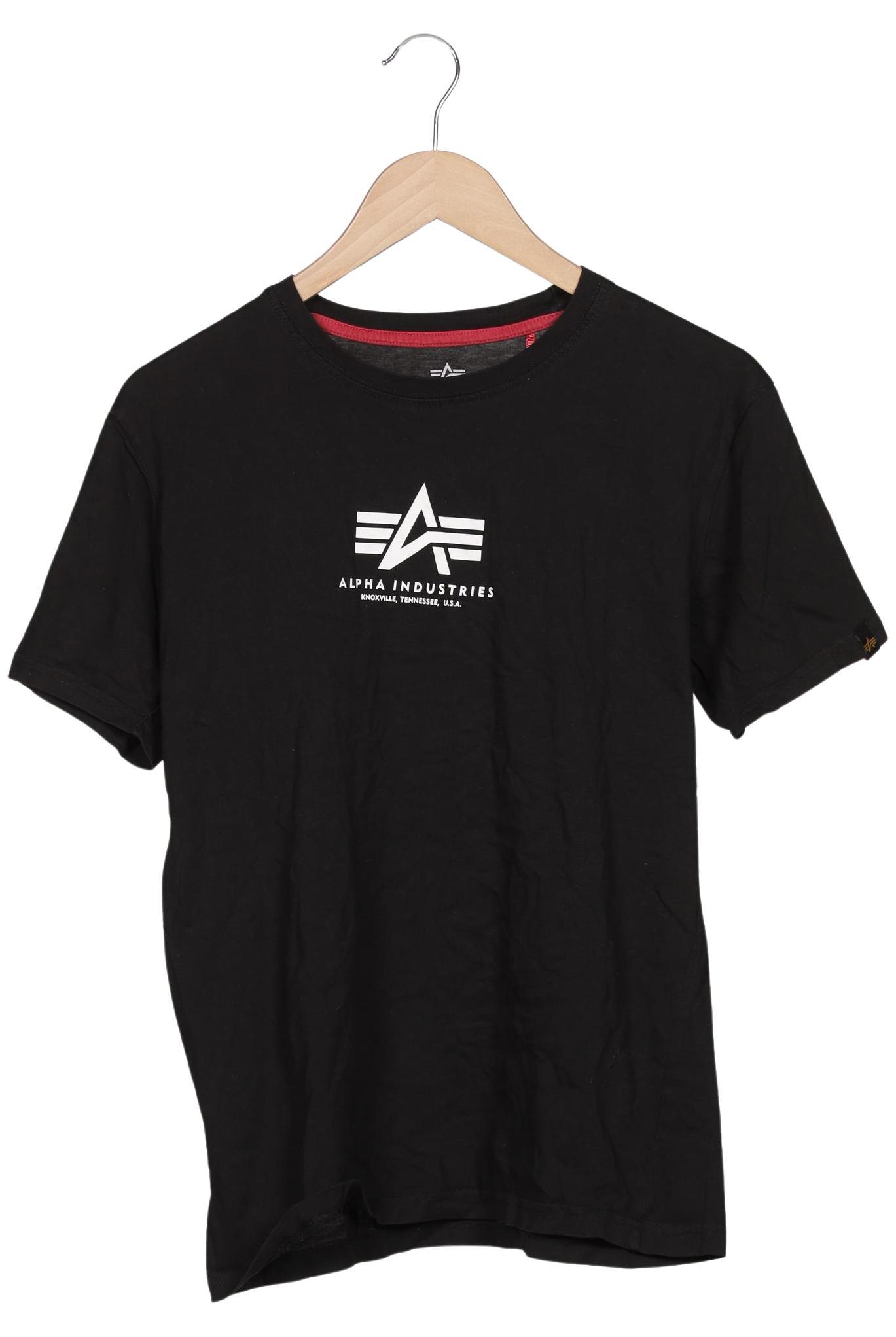 

Alpha industries Herren T-Shirt, schwarz, Gr. 48