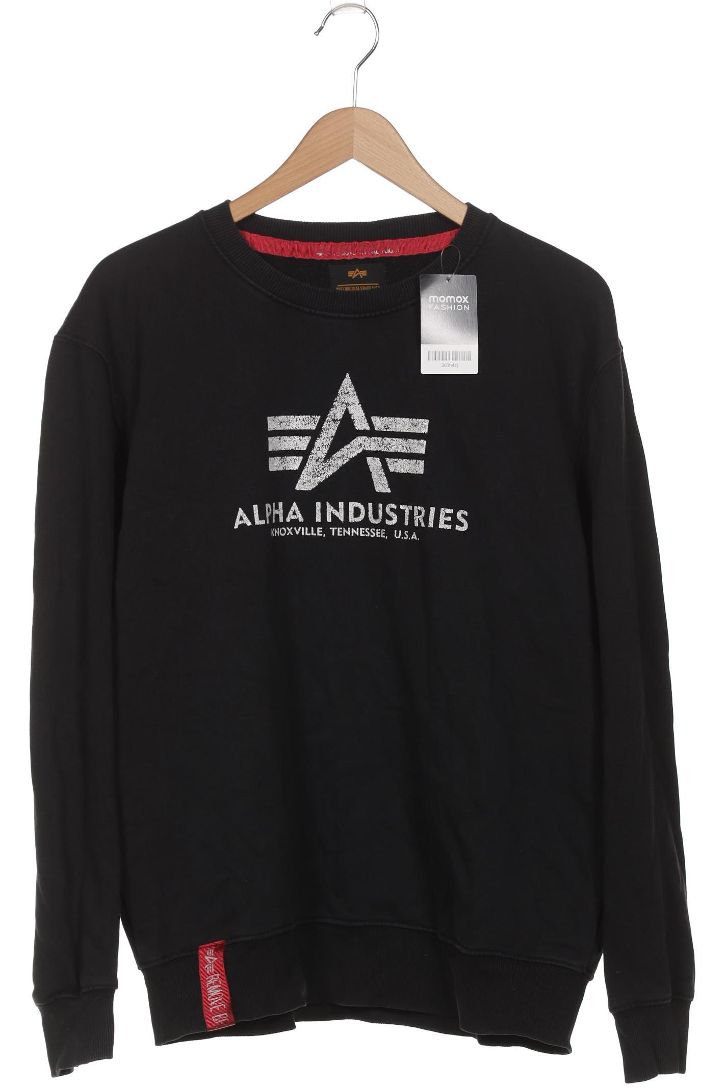 

Alpha industries Herren Sweatshirt, schwarz, Gr. 54