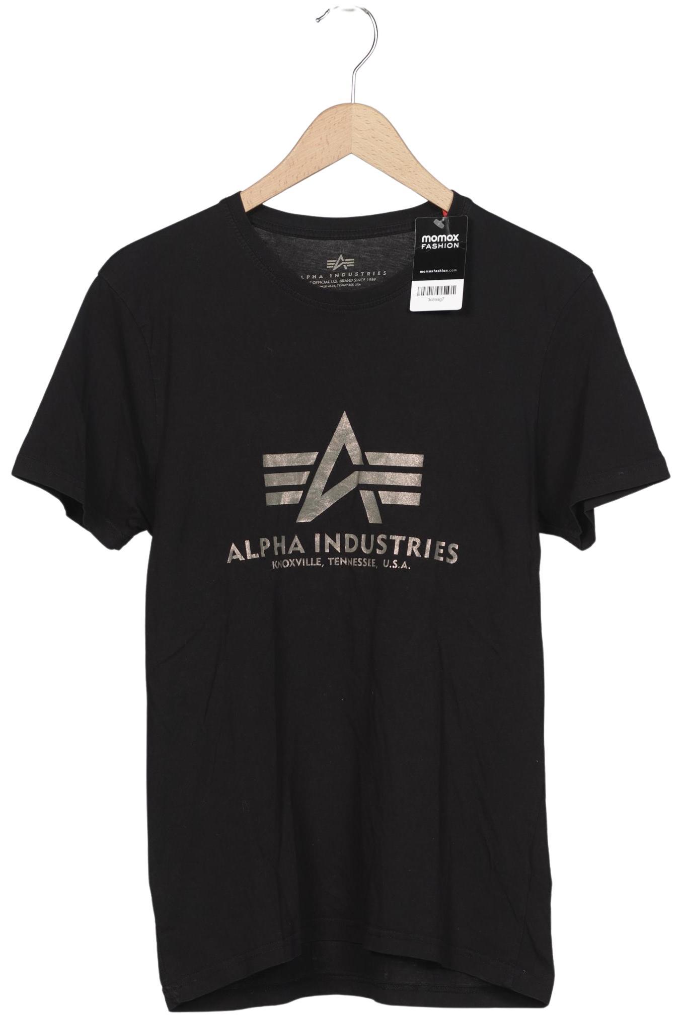 

Alpha industries Herren T-Shirt, schwarz, Gr. 48