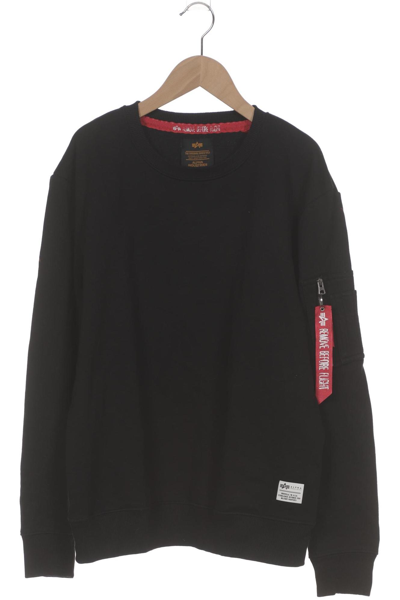 

Alpha industries Herren Sweatshirt, schwarz, Gr. 48
