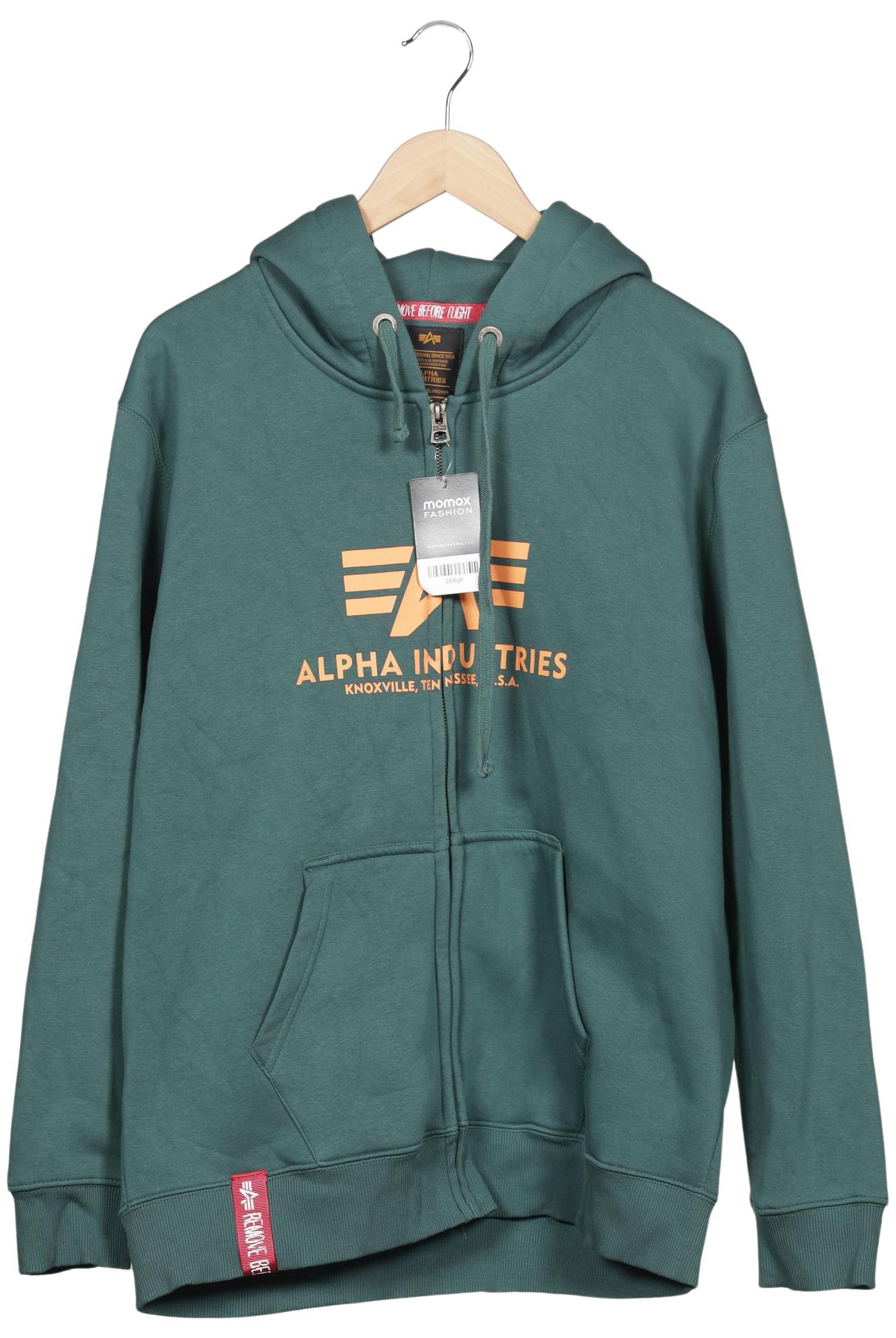 

Alpha industries Herren Kapuzenpullover, grün, Gr. 56
