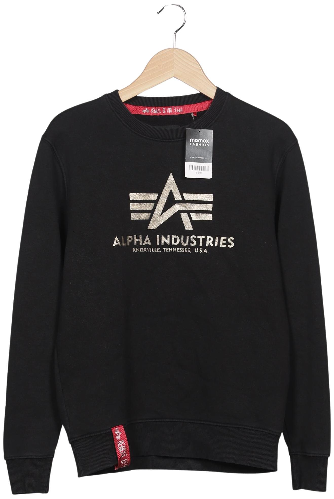 

Alpha industries Herren Sweatshirt, schwarz, Gr. 46