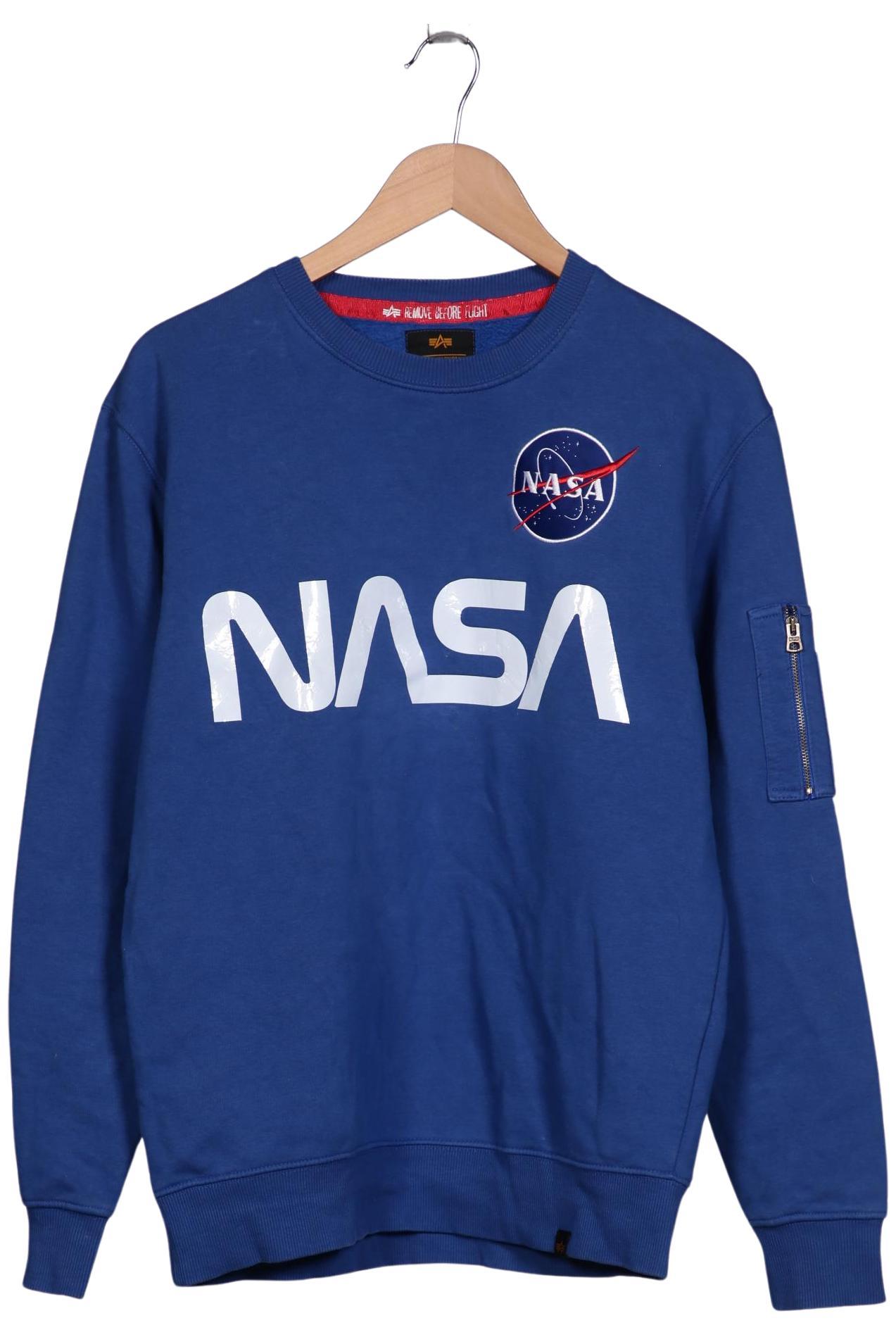 

Alpha industries Herren Sweatshirt, blau, Gr. 48