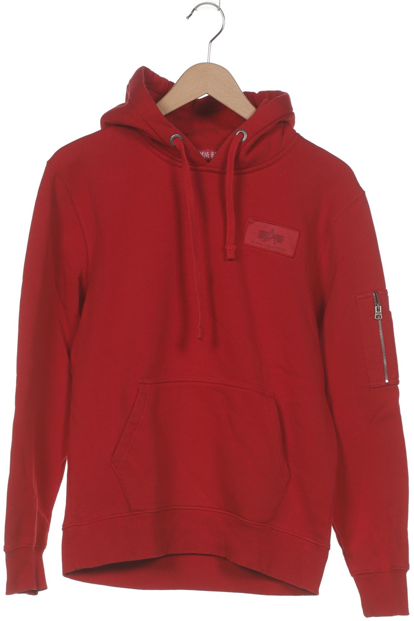 

Alpha industries Herren Kapuzenpullover, rot, Gr. 46