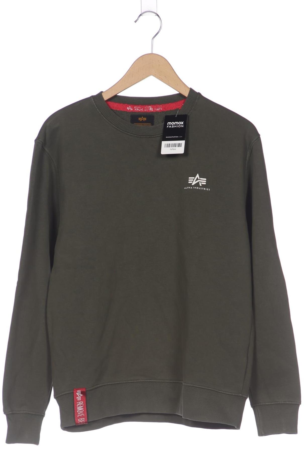 

Alpha industries Herren Sweatshirt, grün, Gr. 48
