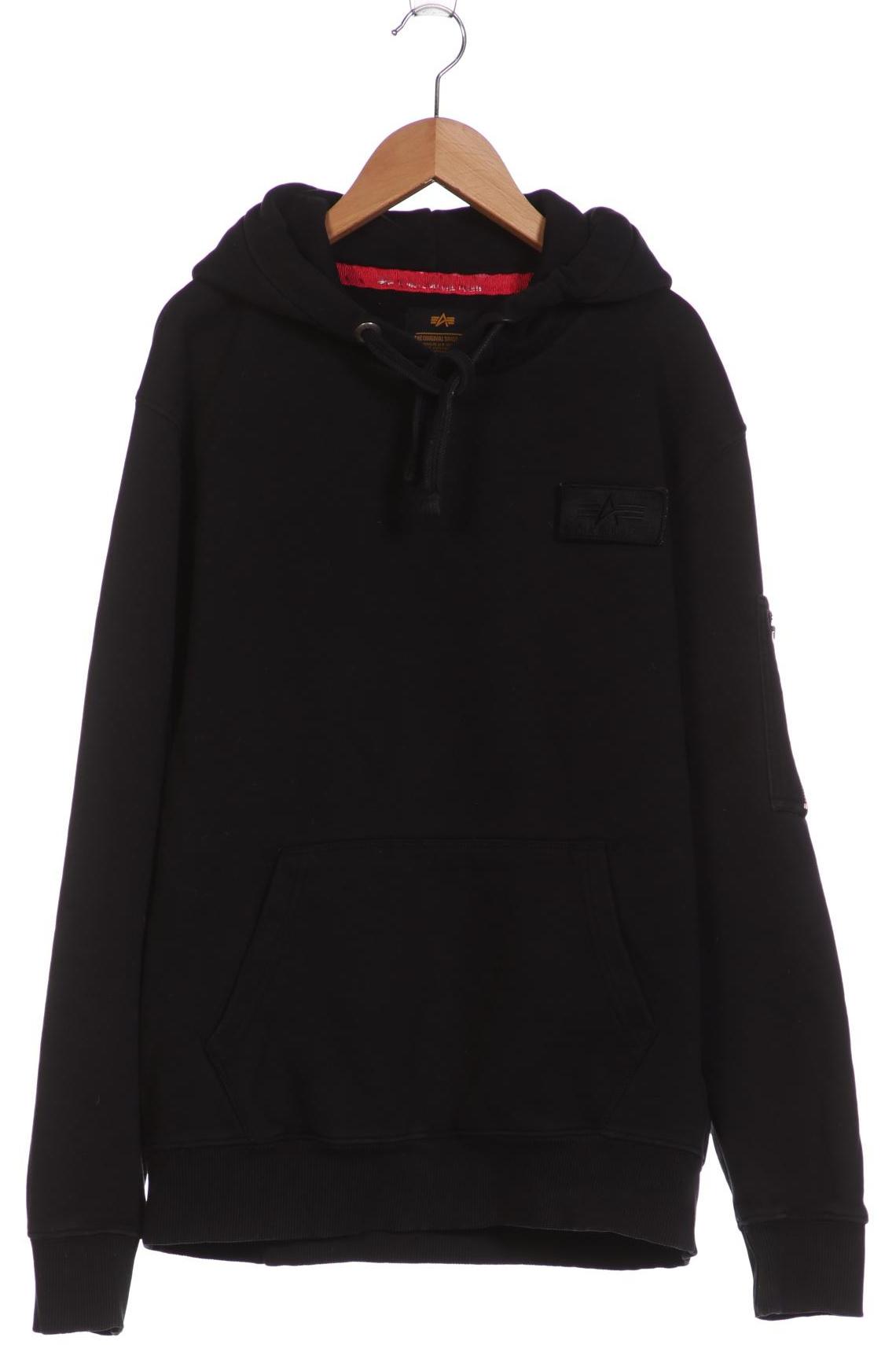 

Alpha industries Herren Kapuzenpullover, schwarz, Gr. 52