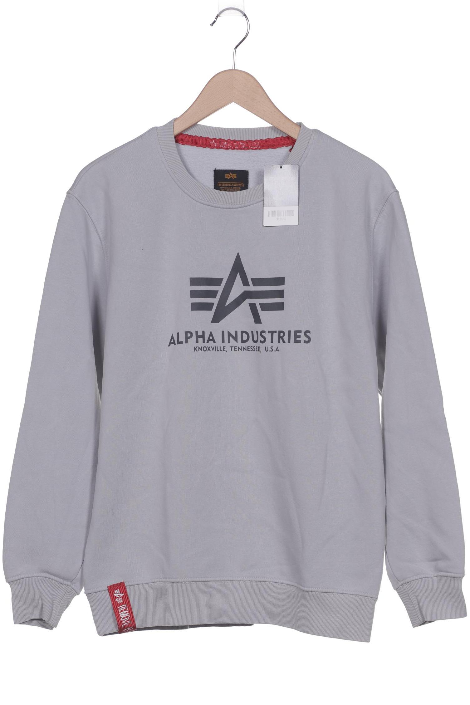 

Alpha industries Herren Sweatshirt, grau, Gr. 52
