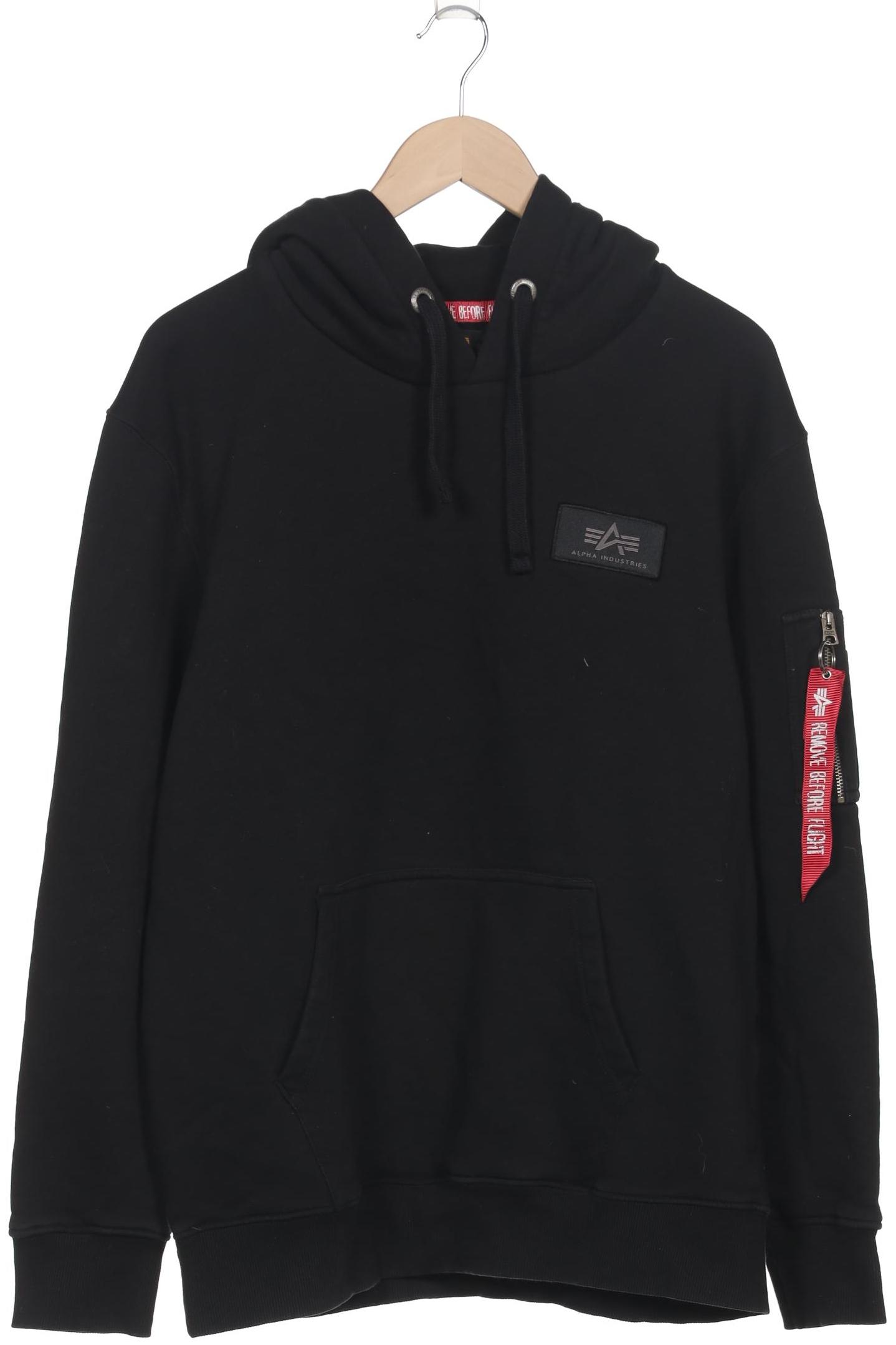 

Alpha industries Herren Kapuzenpullover, schwarz, Gr. 52