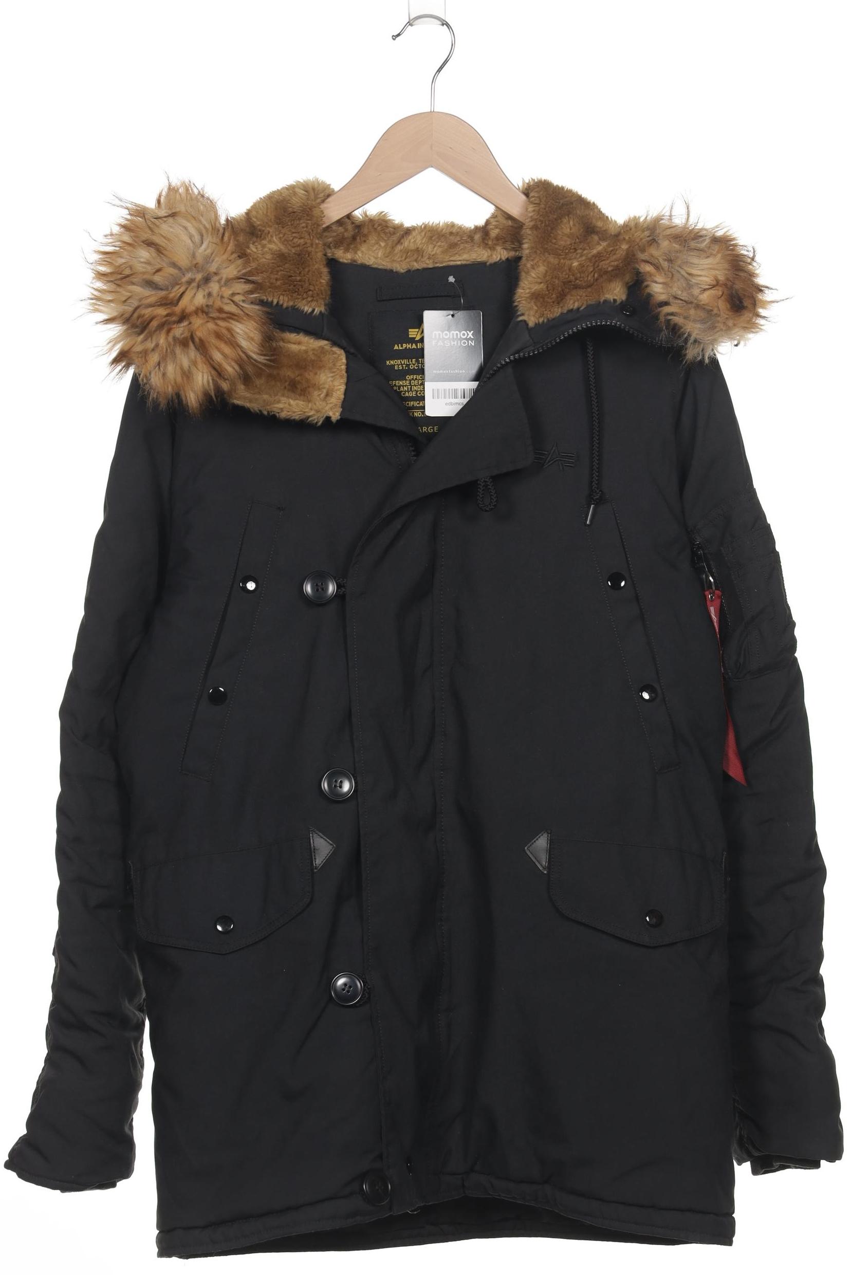 

Alpha industries Herren Jacke, schwarz, Gr. 52