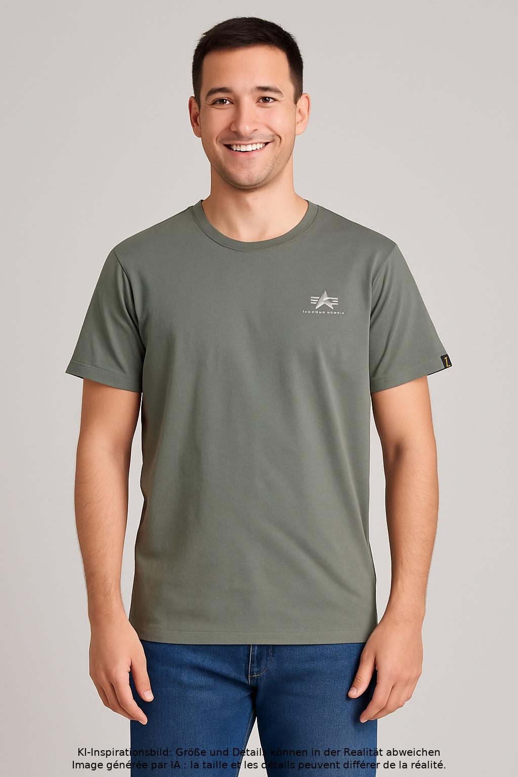 

Alpha industries Herren T-Shirt, grün, Gr. 48