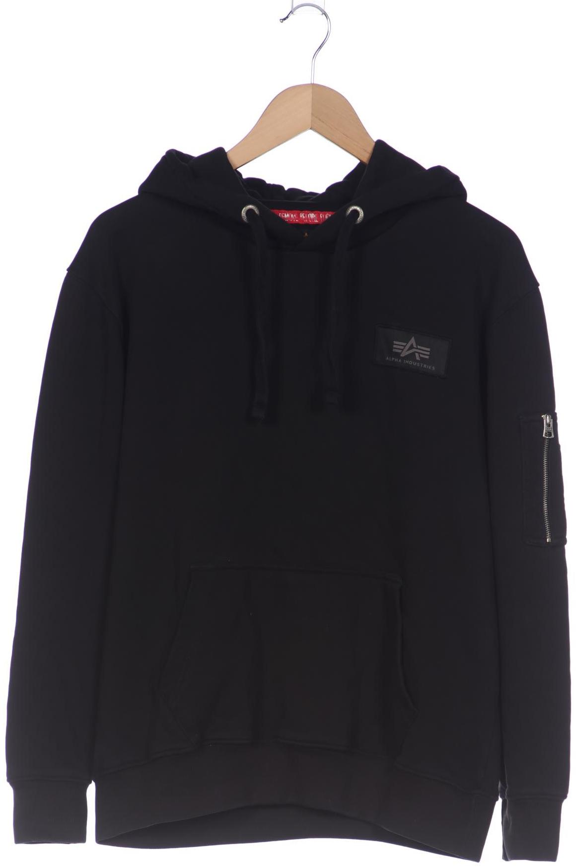 

Alpha industries Herren Kapuzenpullover, schwarz, Gr. 48