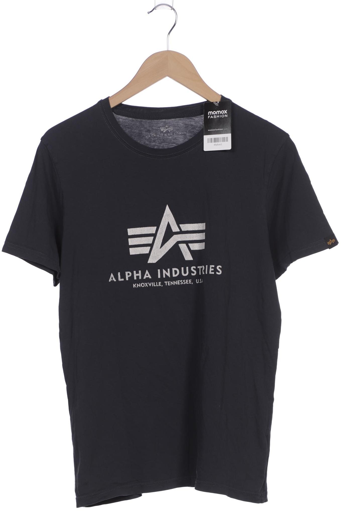 

Alpha industries Herren T-Shirt, blau, Gr. 48