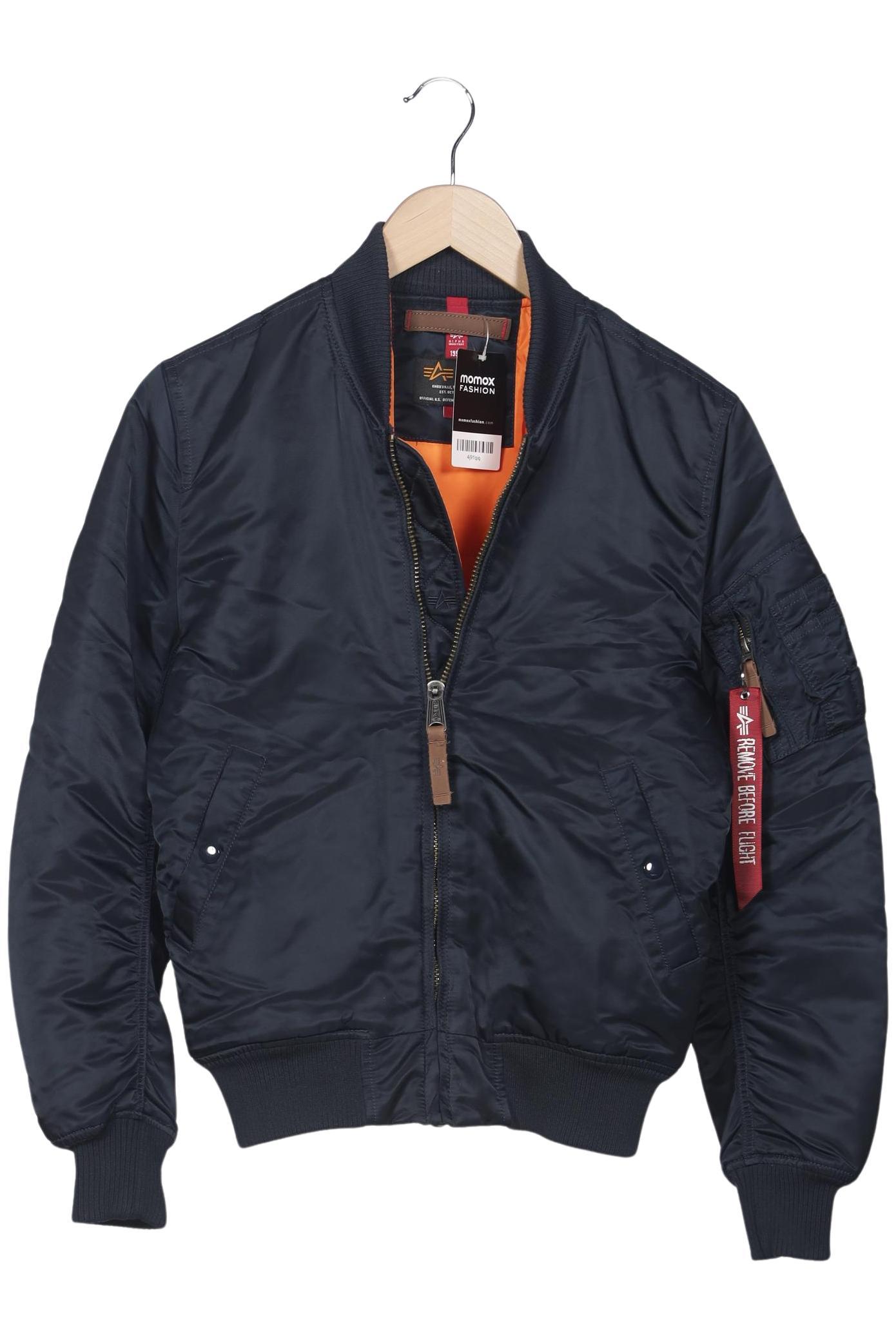 

Alpha industries Herren Jacke, marineblau, Gr. 46