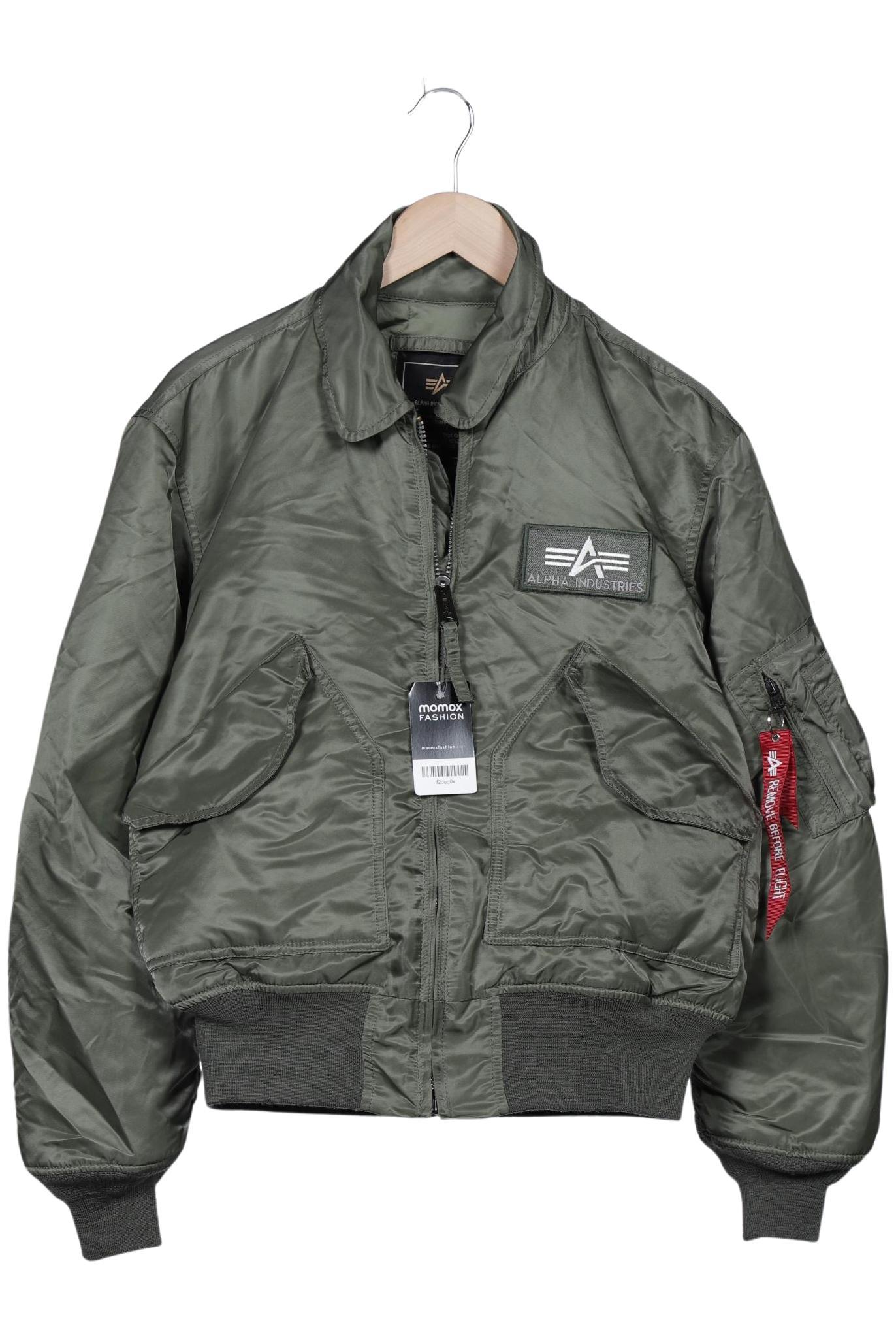 

Alpha industries Herren Jacke, grün, Gr. 48