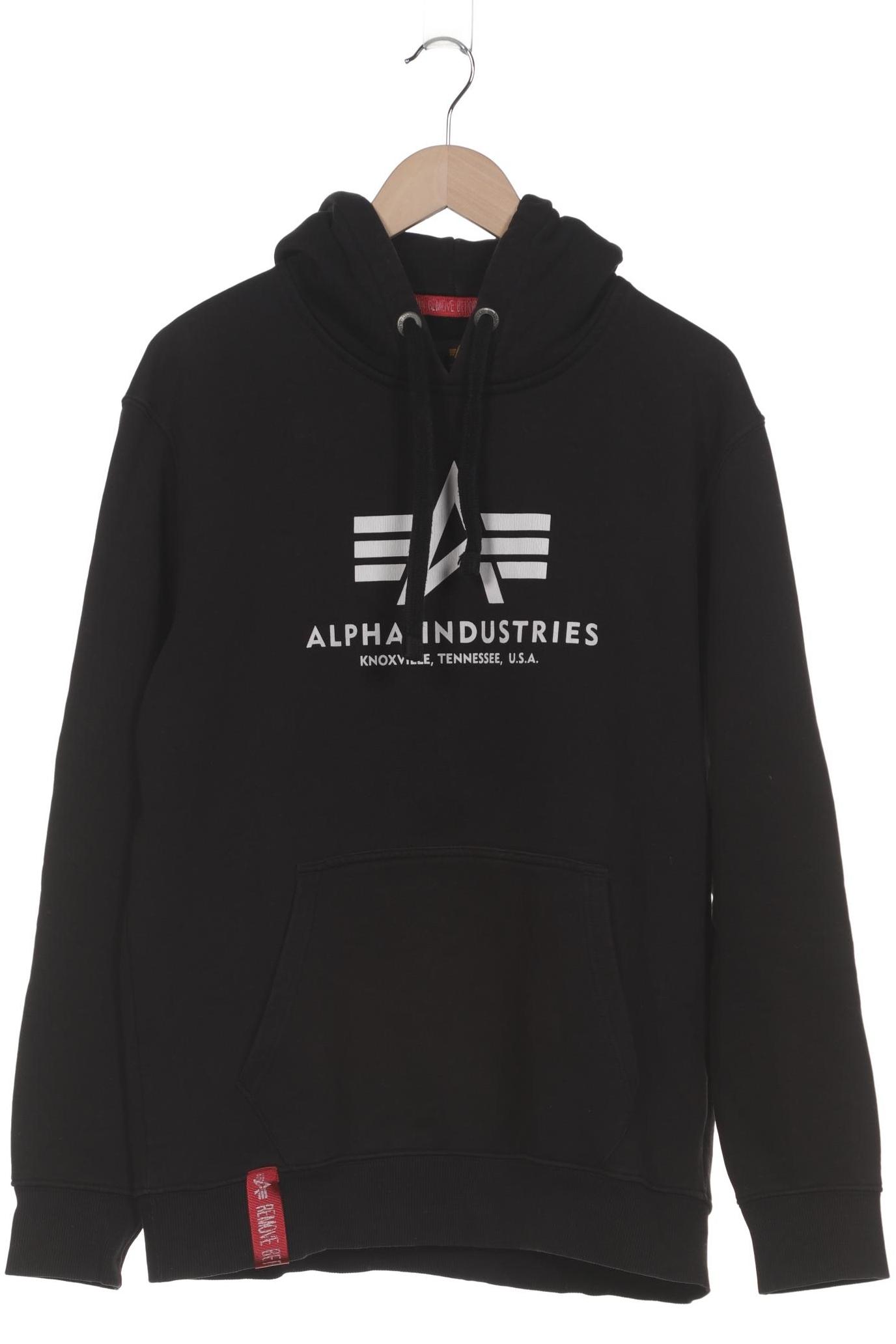 

Alpha industries Herren Kapuzenpullover, schwarz, Gr. 54