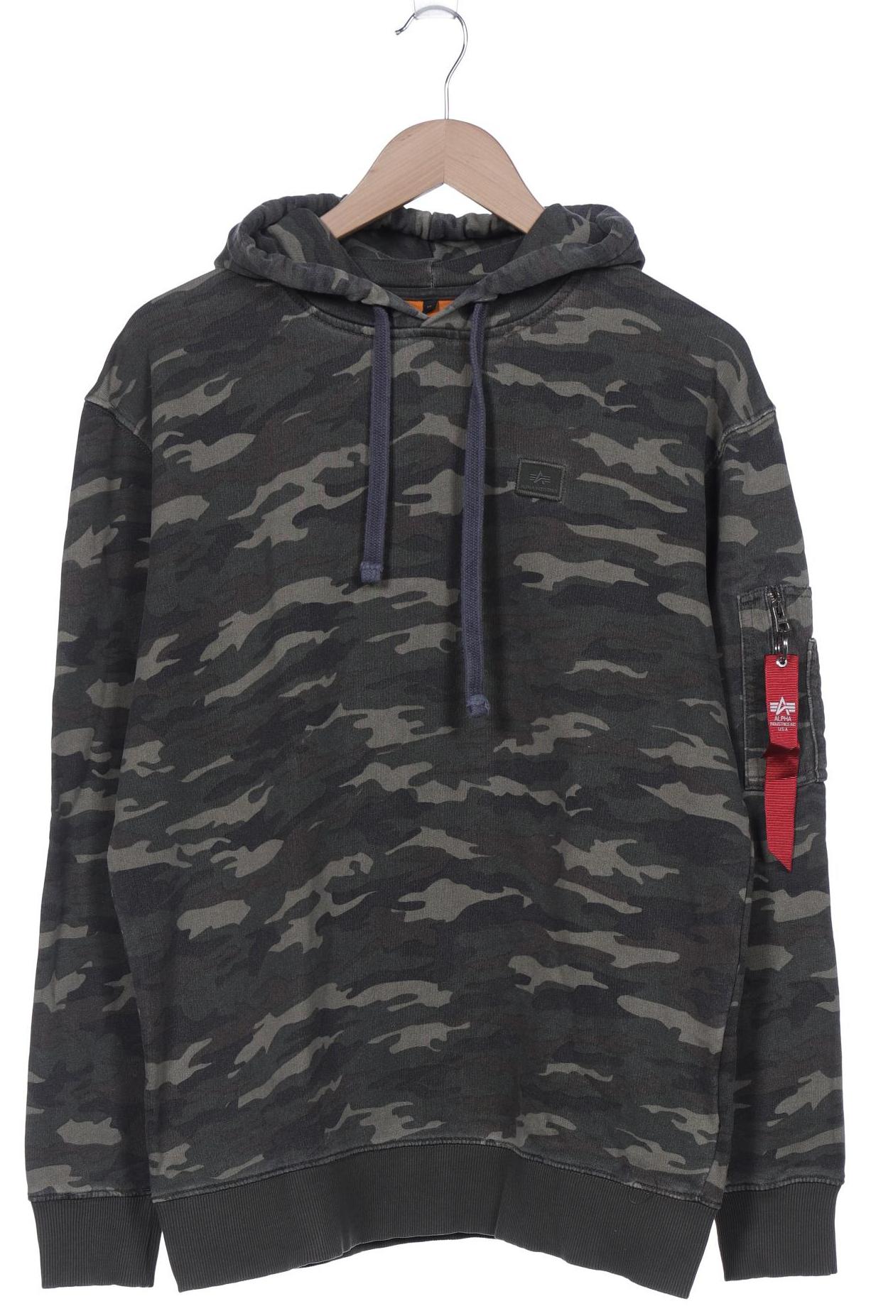 

Alpha industries Herren Kapuzenpullover, grün, Gr. 54