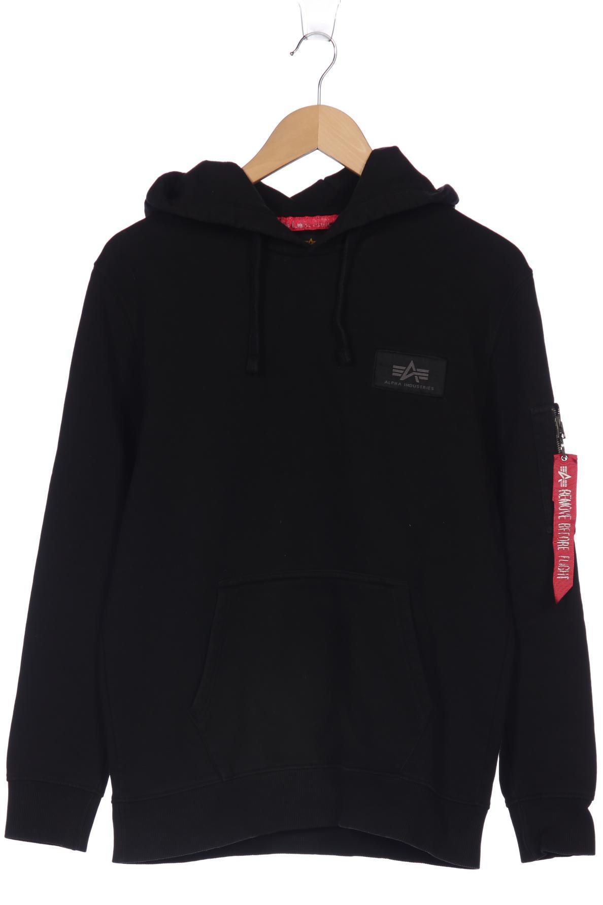 

Alpha industries Herren Kapuzenpullover, schwarz