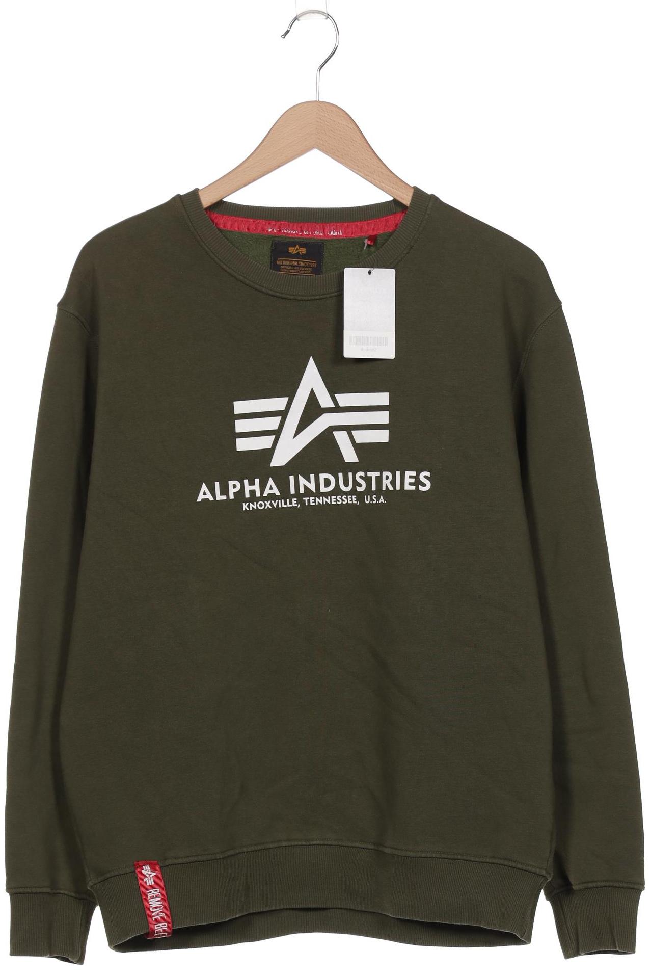 

Alpha industries Herren Sweatshirt, grün, Gr. 52