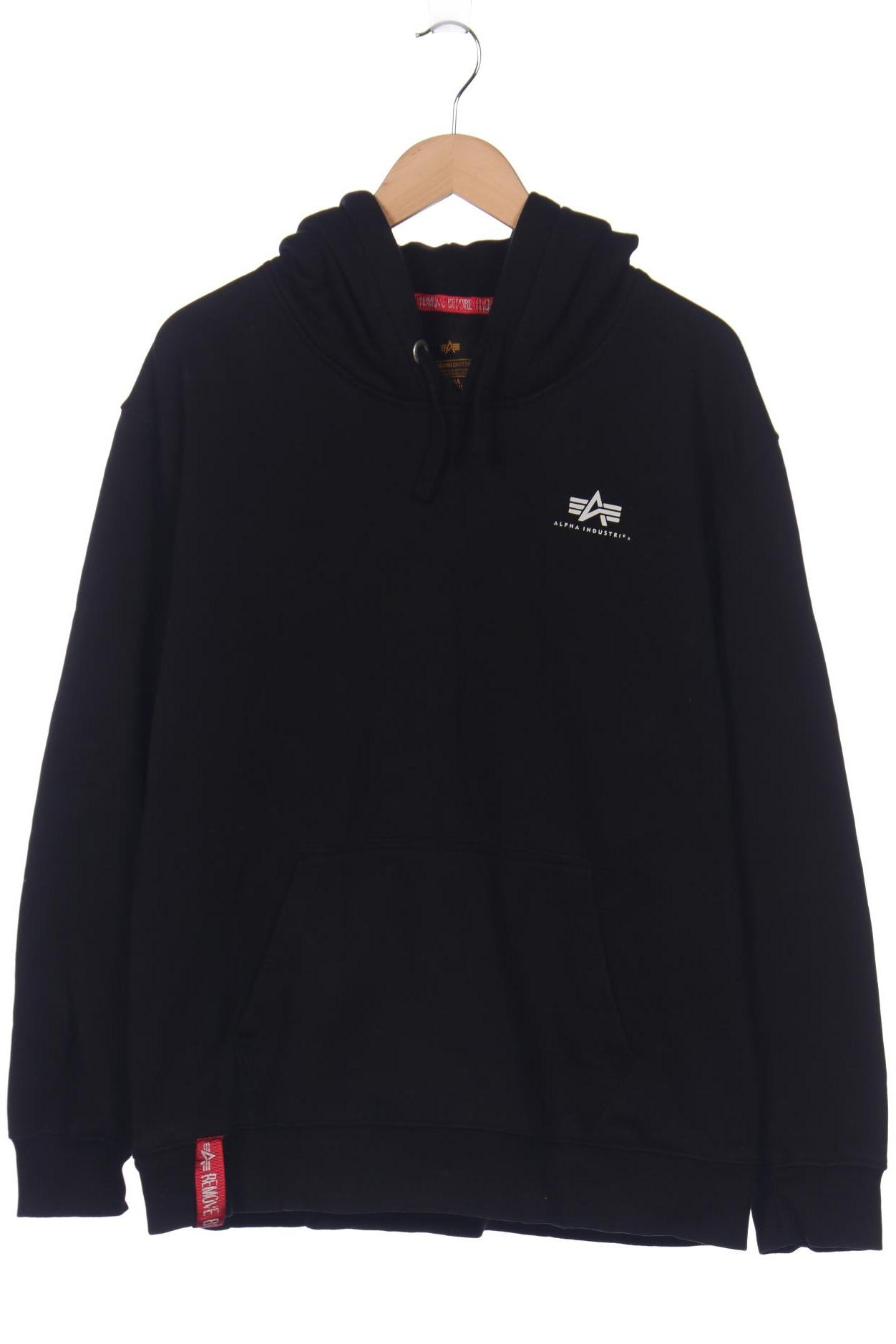 

Alpha industries Herren Kapuzenpullover, schwarz