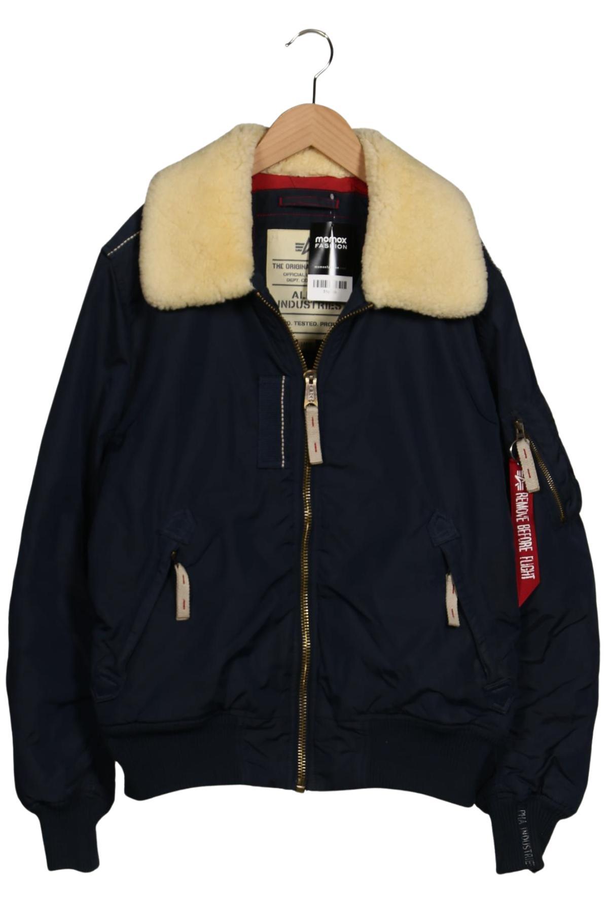 

Alpha industries Herren Jacke, marineblau, Gr. 52