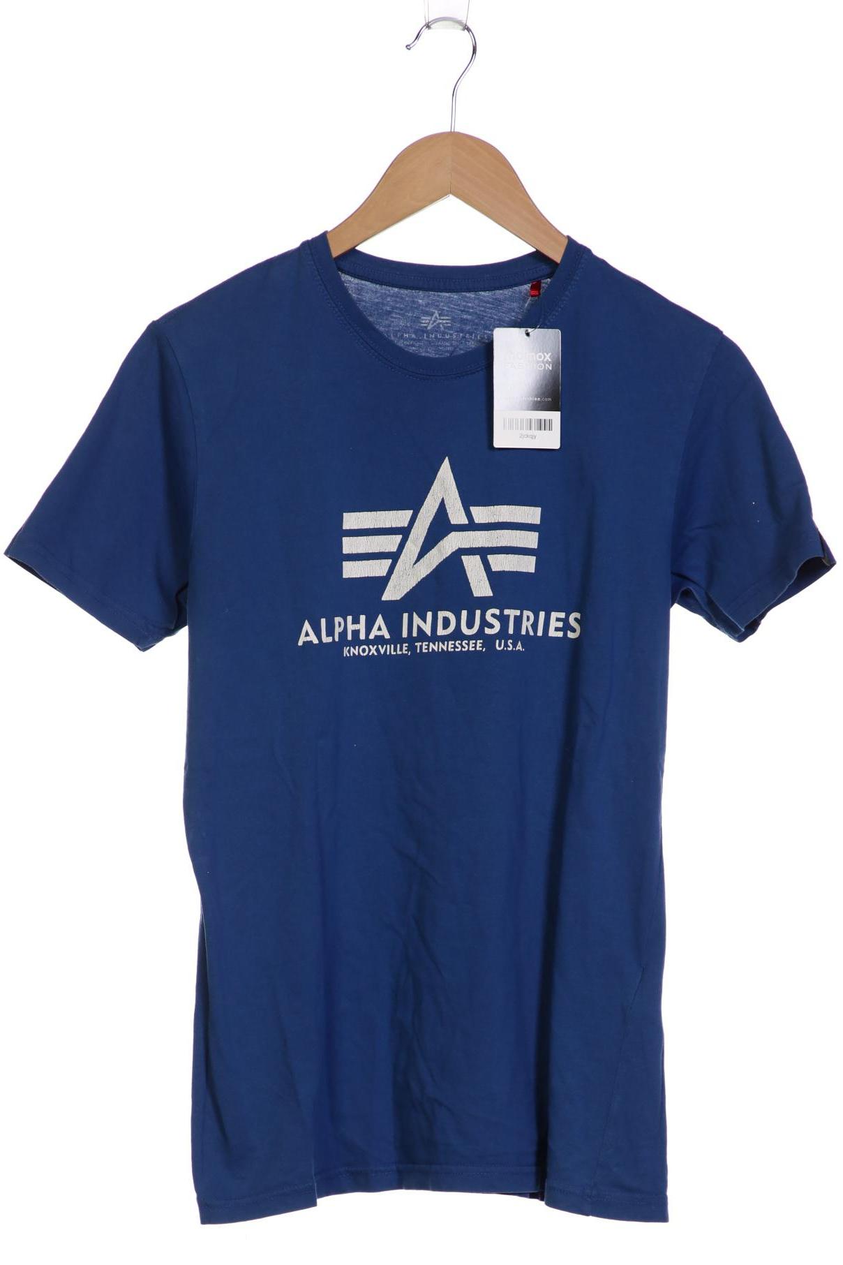 

Alpha industries Herren T-Shirt, marineblau, Gr. 48