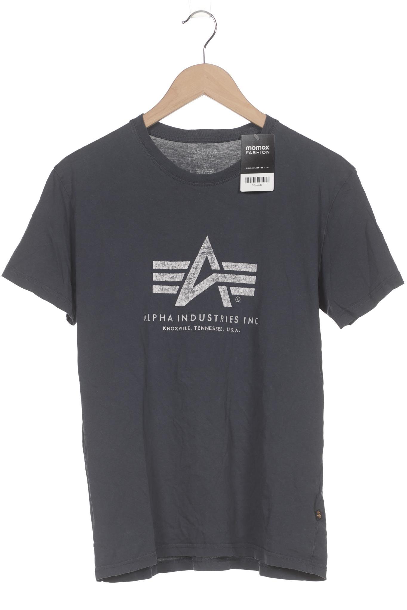 

Alpha industries Herren T-Shirt, blau, Gr. 52