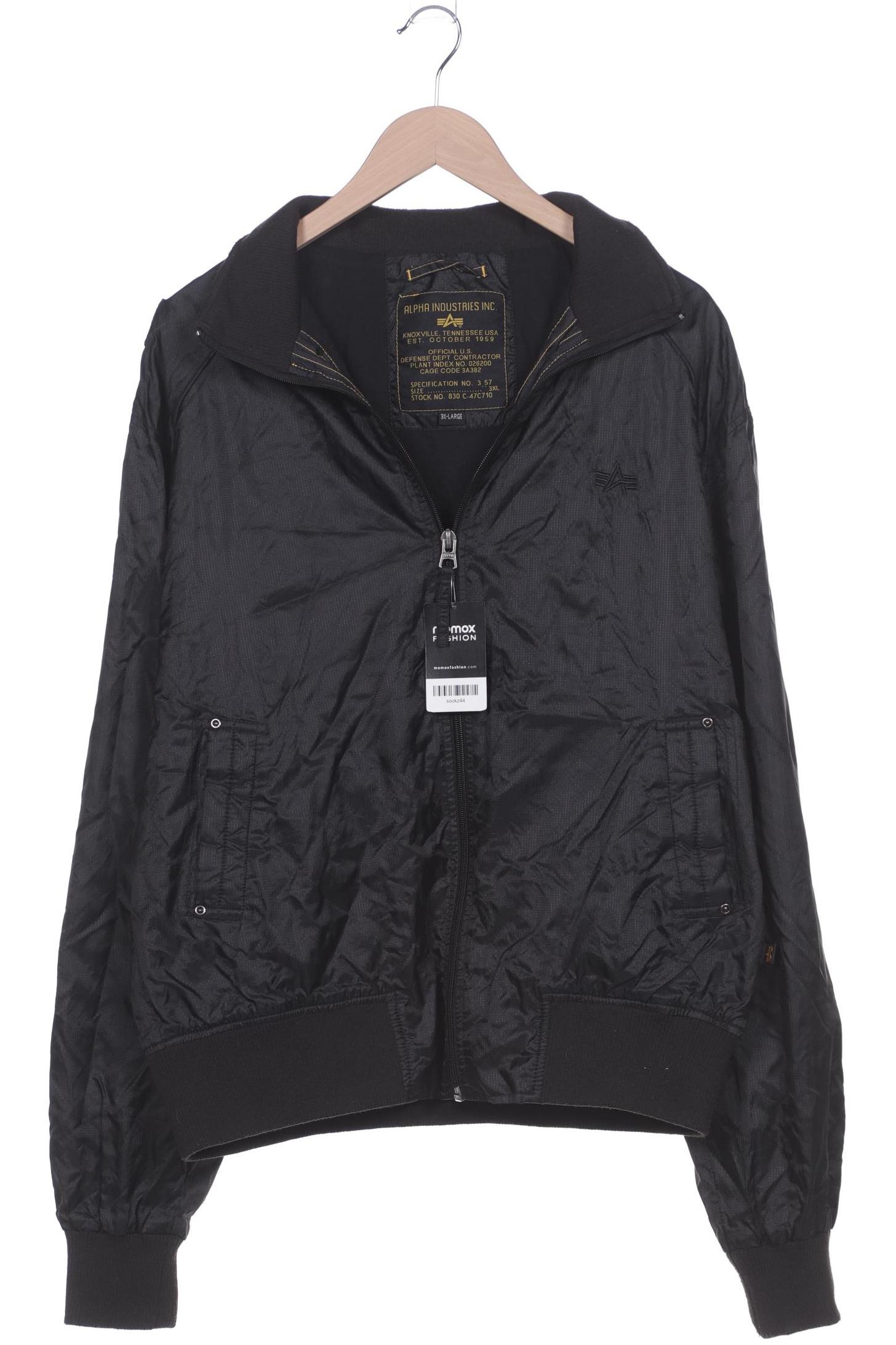 

Alpha industries Herren Jacke, schwarz, Gr. 58
