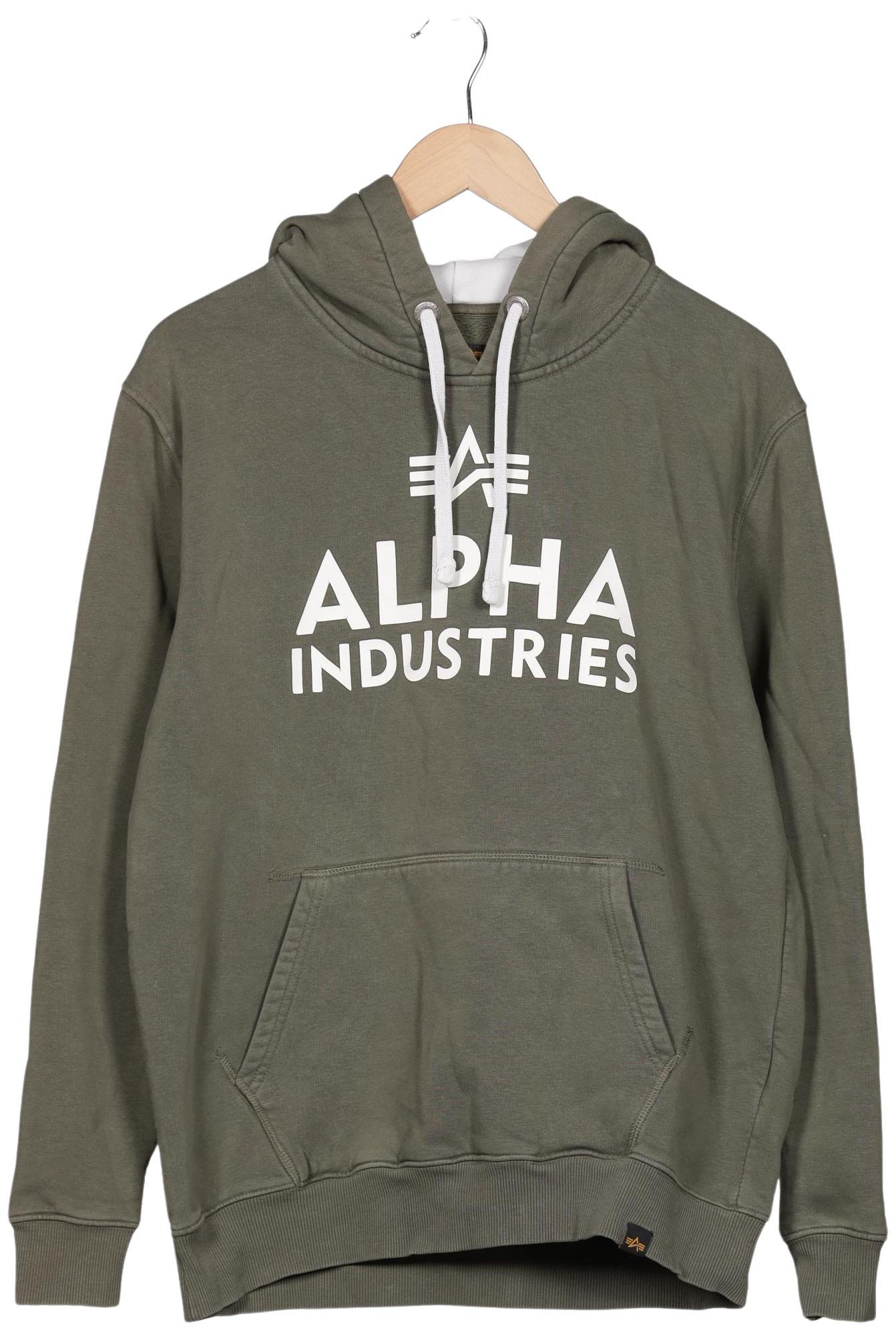 

Alpha industries Herren Kapuzenpullover, grün, Gr. 52