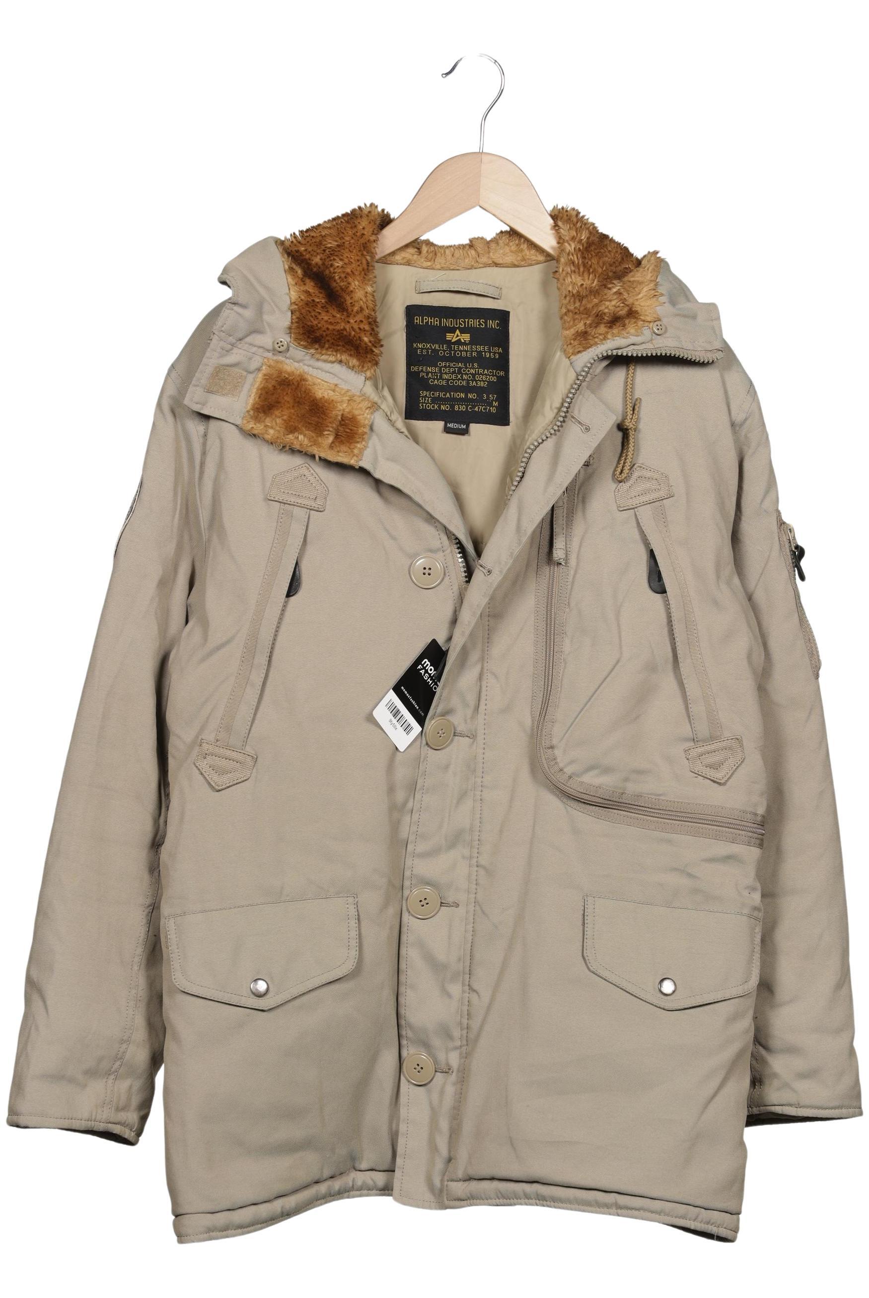 Thumbnail - Alpha industries Herren Mantel, beige, Gr. 48