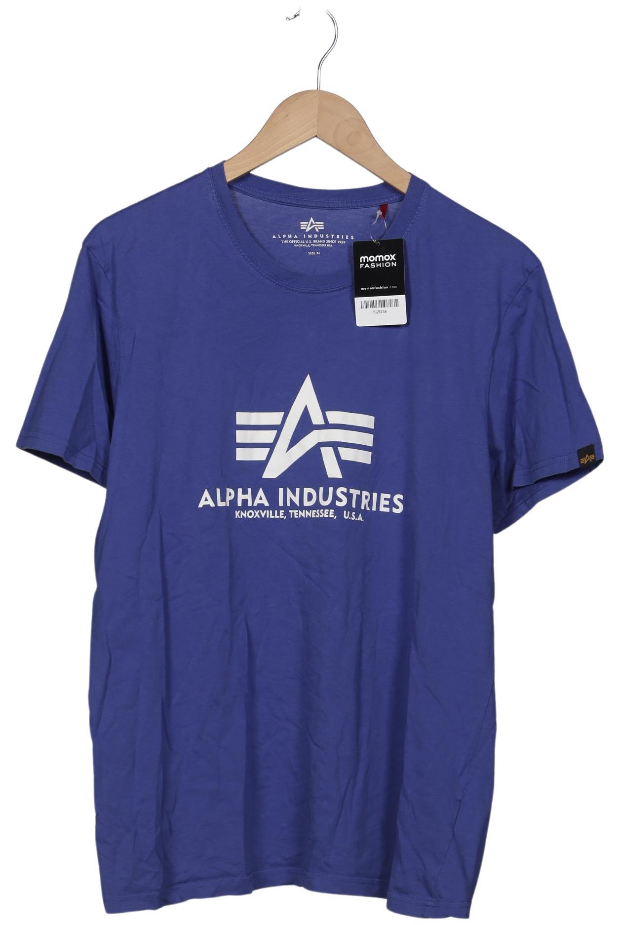 

Alpha industries Herren T-Shirt, marineblau, Gr. 54
