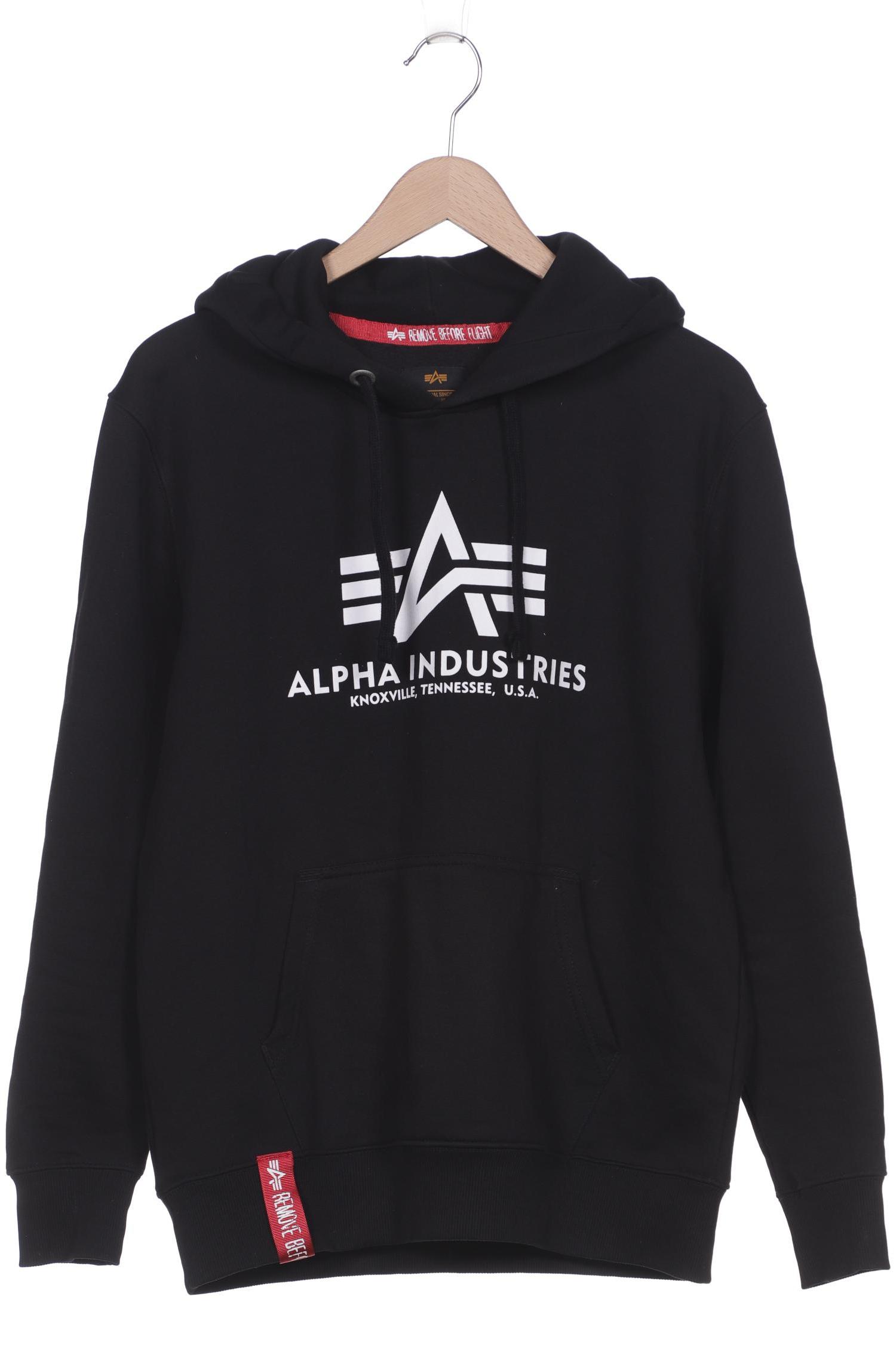 

Alpha industries Herren Kapuzenpullover, schwarz