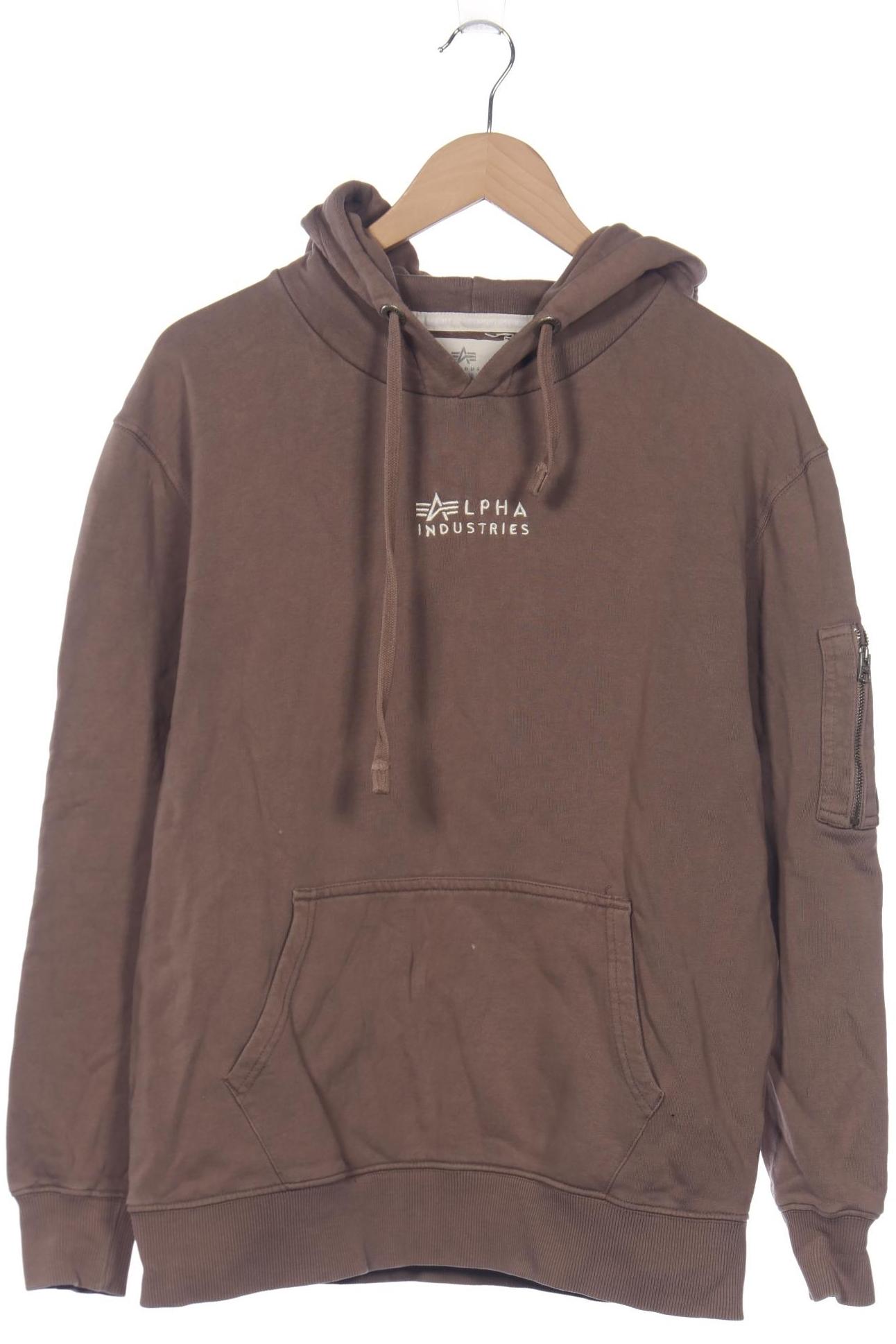 

Alpha industries Herren Kapuzenpullover, beige, Gr. 48
