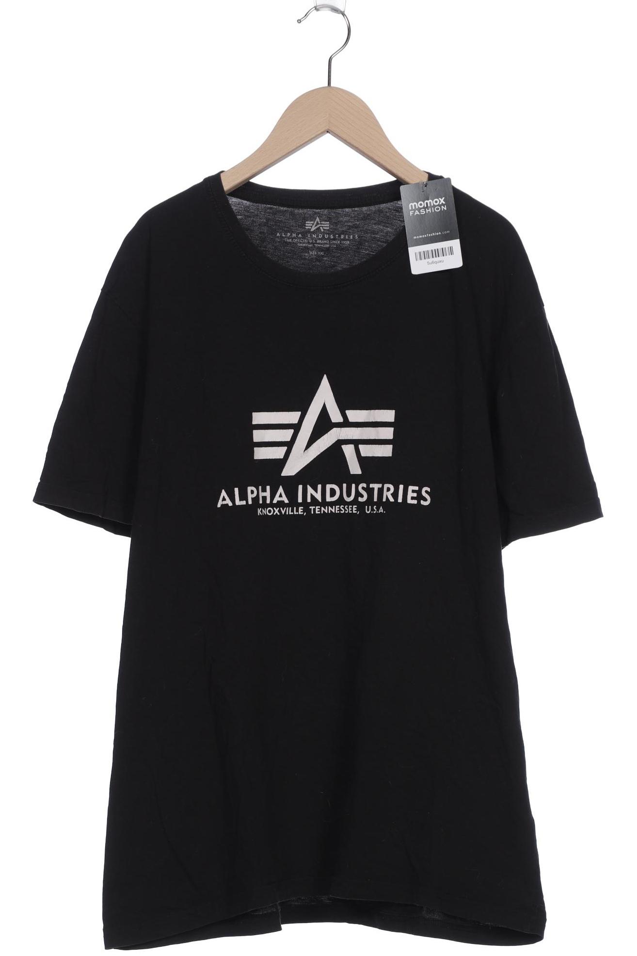 

Alpha industries Herren T-Shirt, schwarz